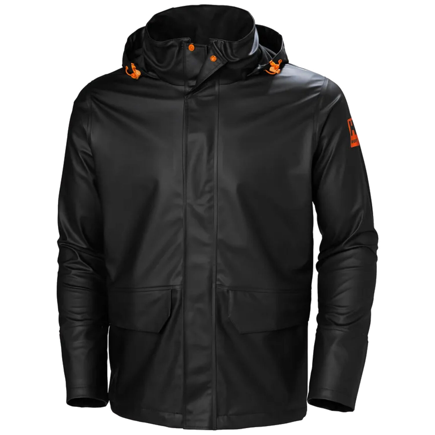 PU-Regenjacke "GALE" in schwarz, XXL - Thumbnail 1