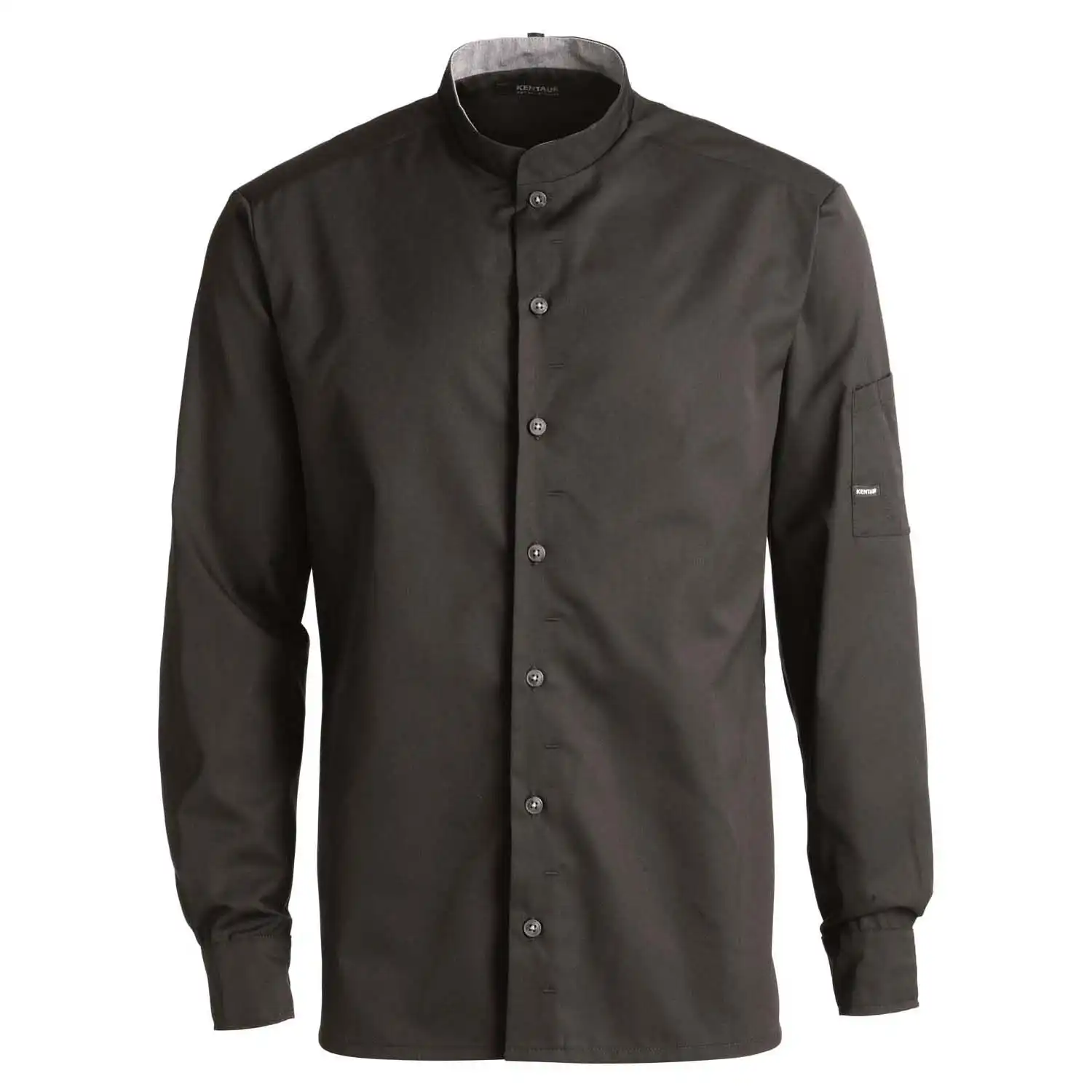 Kochhemd "25203" in schwarz, L - Thumbnail 1