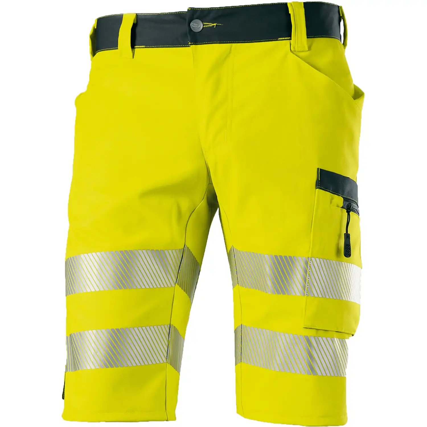 Warnschutz Stretch Shorts "2045-847" in warngelb/anthrazit, 44 - Thumbnail 1