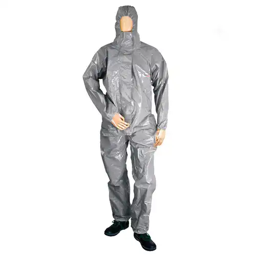 Chemie-Schutzoverall Typ3/4/5/6- CoverChem Plus® grau in 3XL - Thumbnail 1