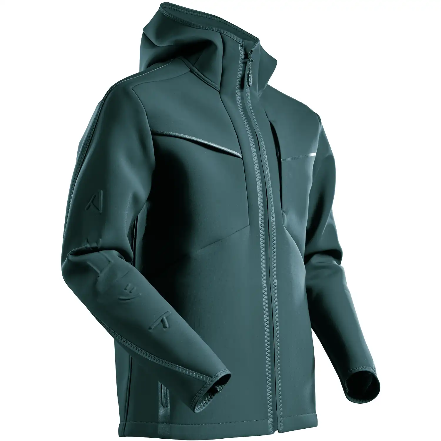 Softshelljacke "22086-662" Customized in waldgrün, XS - Bild 1