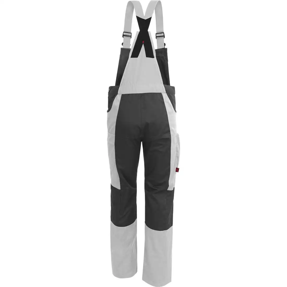 Latzhose "61937QX" X-Serie in weiß/grau, 48 - Thumbnail 2