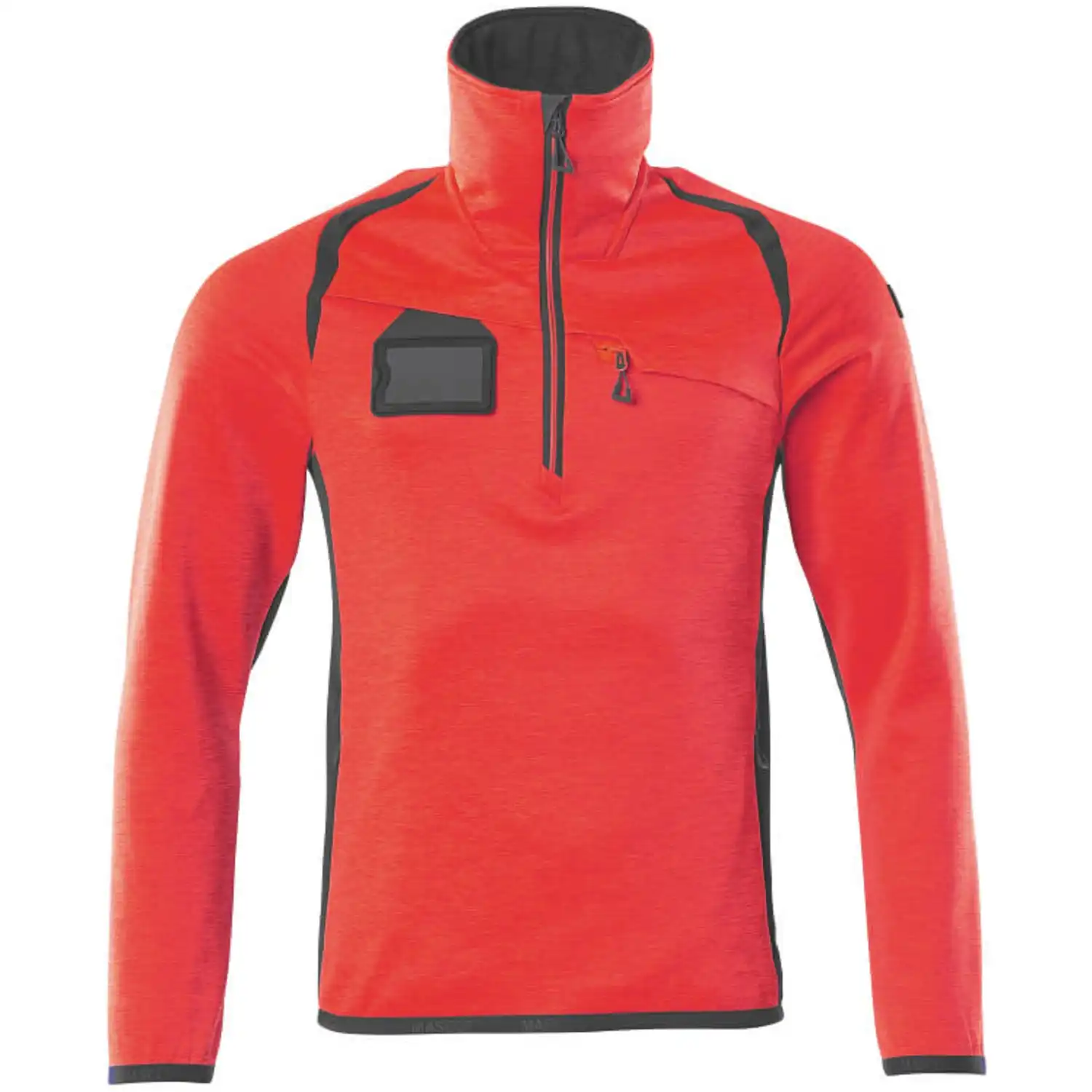 Fleecepullover "ACCELERATE SAFE" in rot/dunkelanthrazit, S - Bild 1