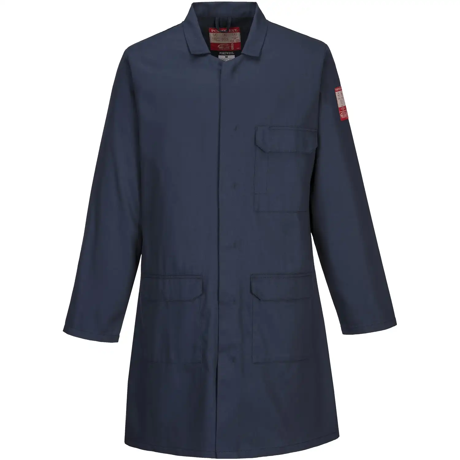Multinorm Mantel "FR34" marine in L - Thumbnail 1