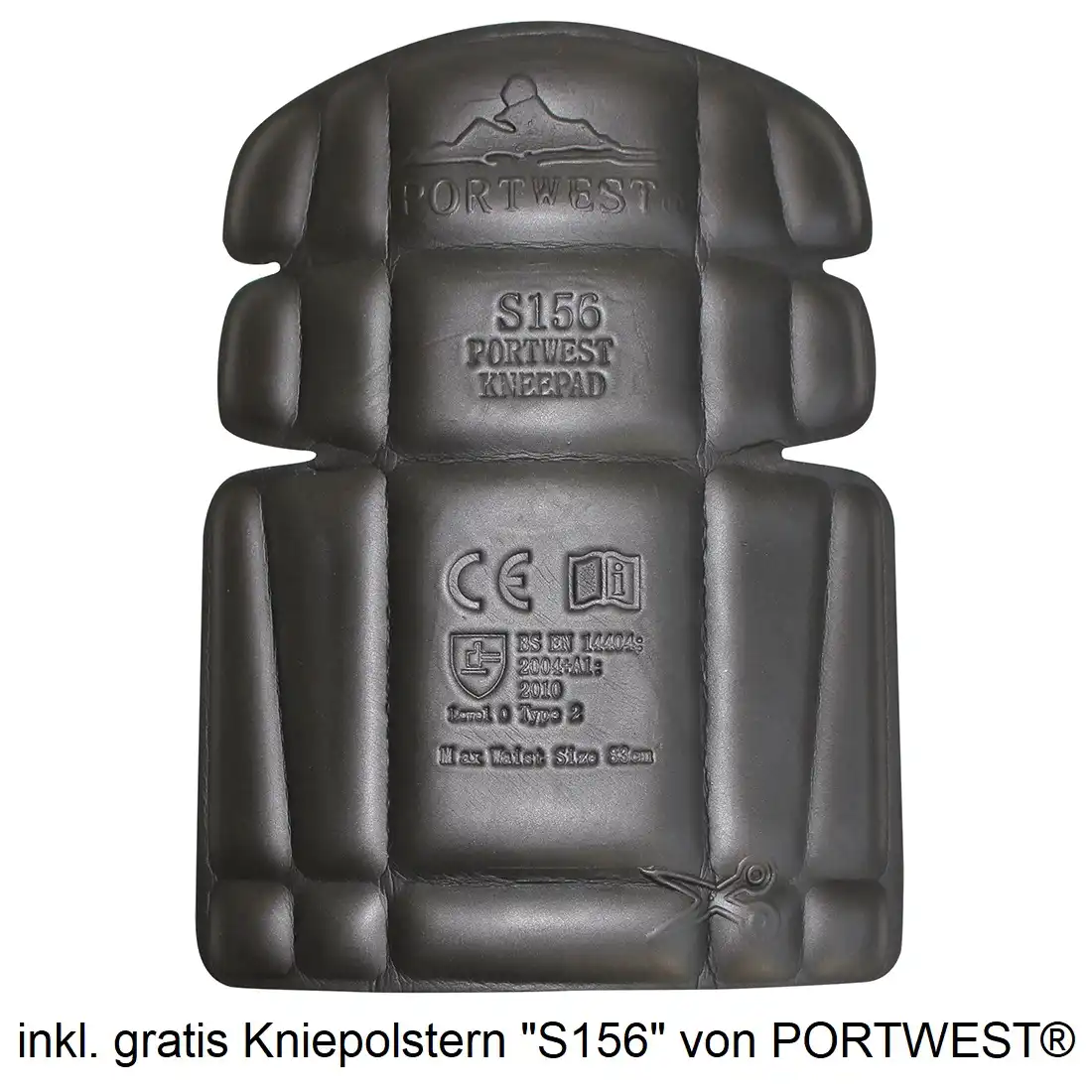 Warnschutz Handwerkerhose "PW307" PW3 Kl. 1 in gelb/schwarz, 36 (EU 52) - Thumbnail 3