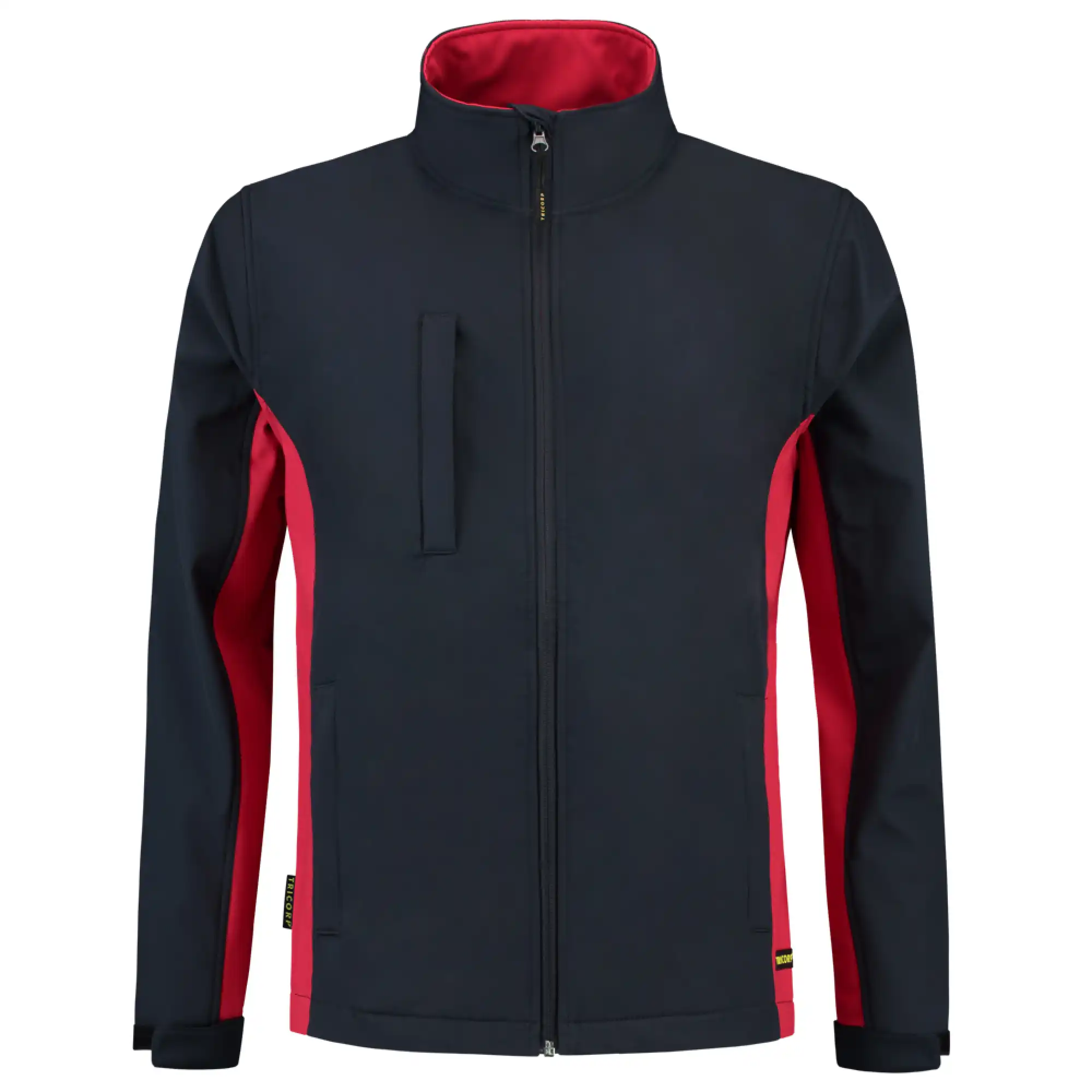 Softshelljacke Bicolor "402002" Workwear in navy/red, XS - Thumbnail 1