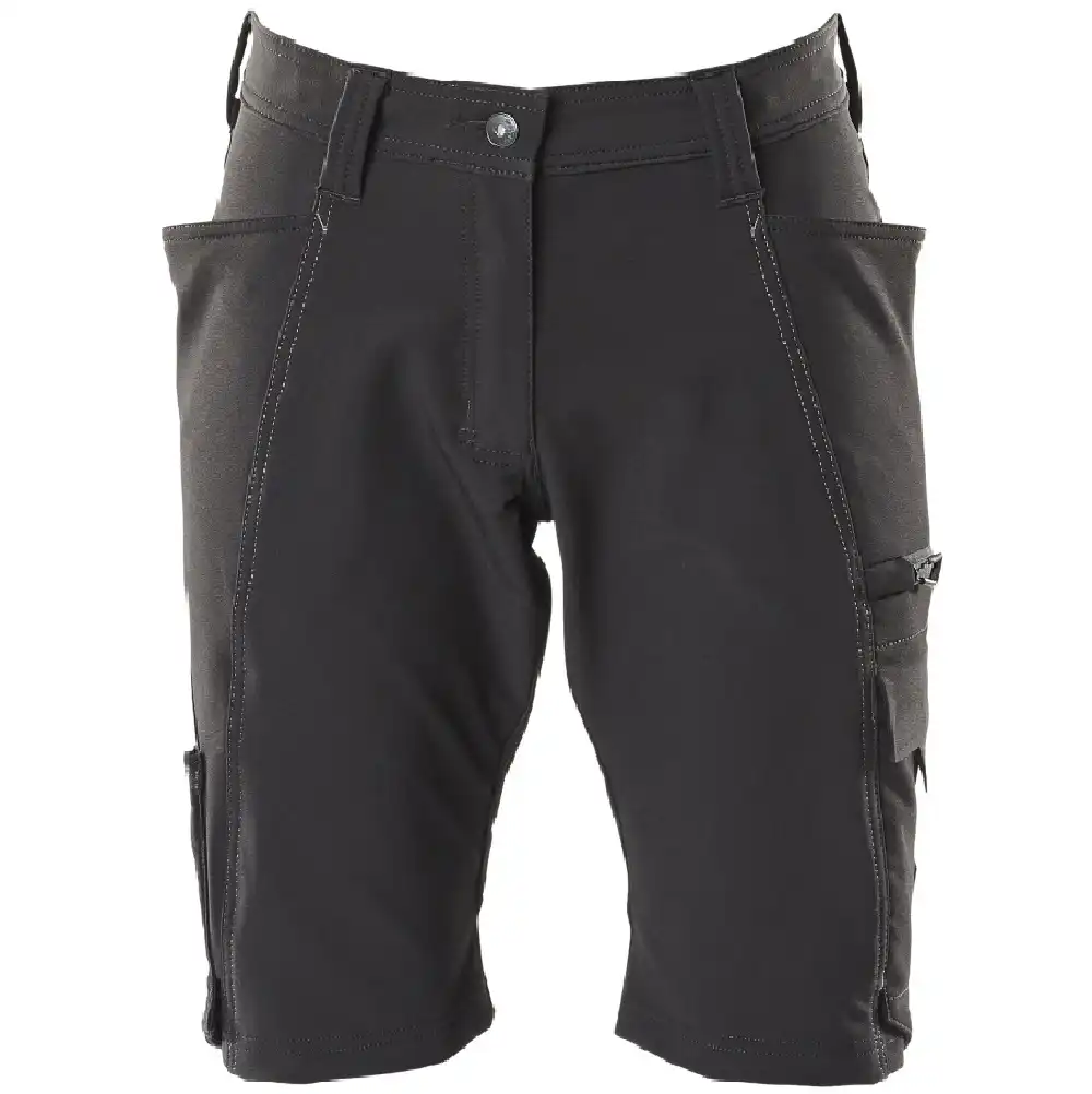 Damen Stretch-Shorts "ACCELERATE" Diamond in schwarz, C42 (EU 42) - Bild 1