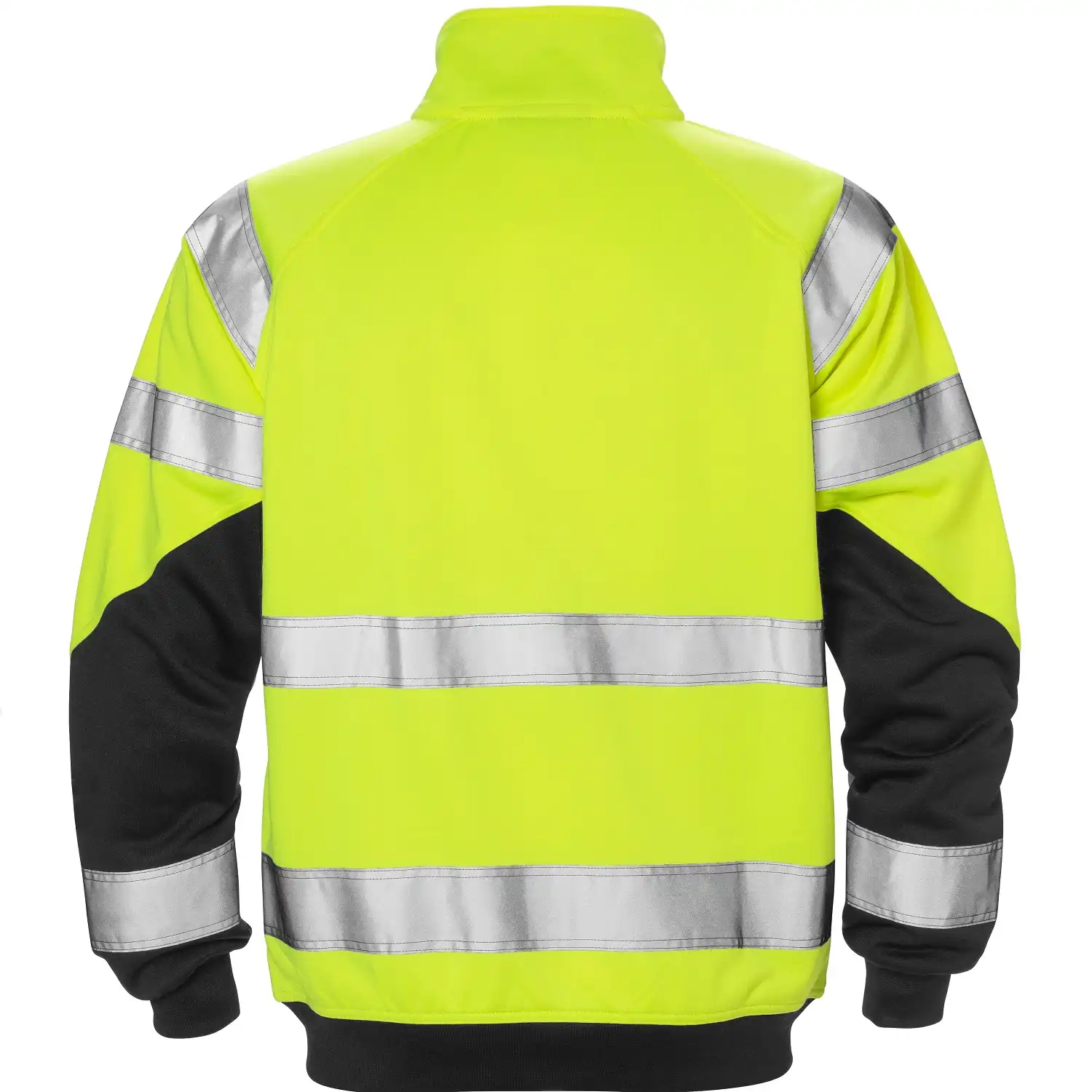 Warnschutz Sweatjacke "7426 SHV" Kl. 3 in gelb/schwarz, XS - Thumbnail 2