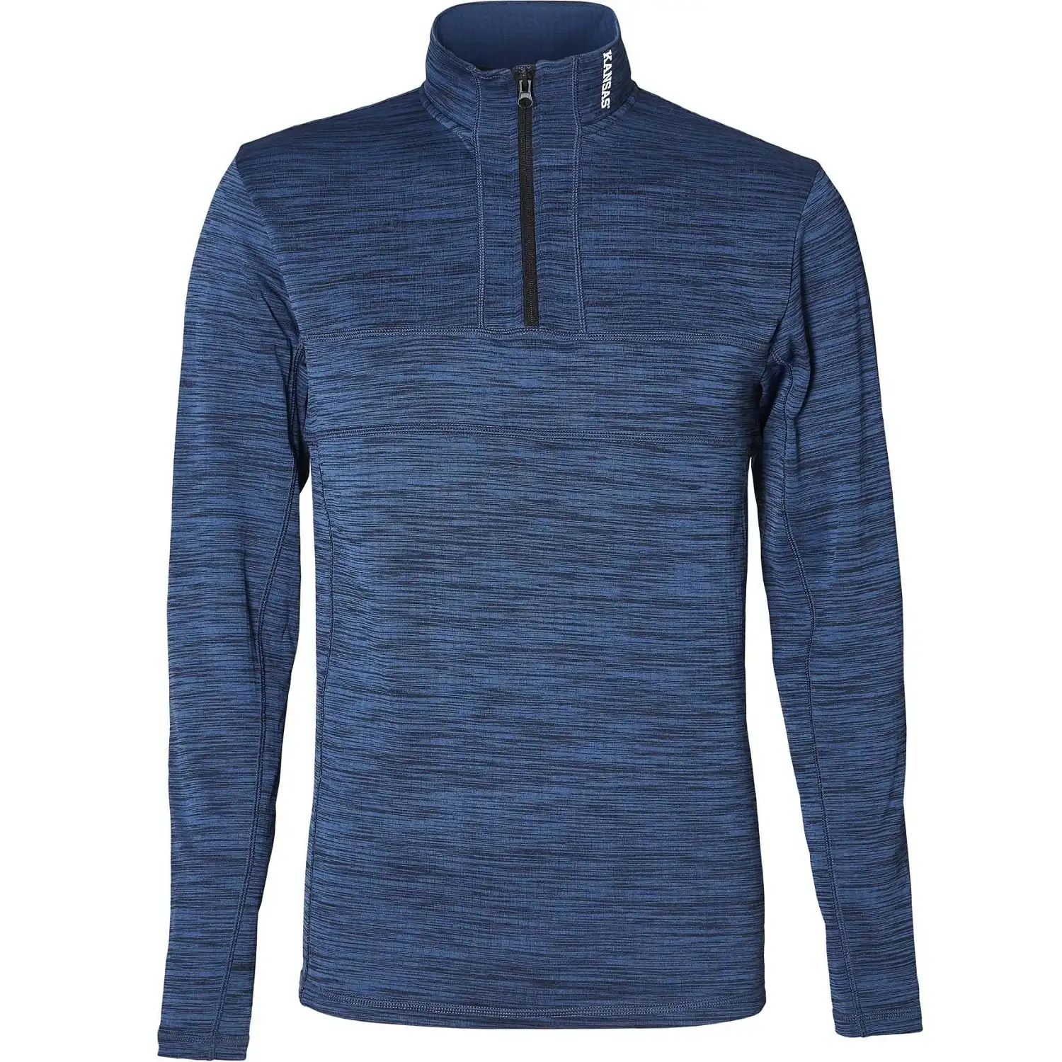 Langarmshirt "EVOLVE CRAFTSMEN" in stahlblau/dunkelblau, XS - Thumbnail 1