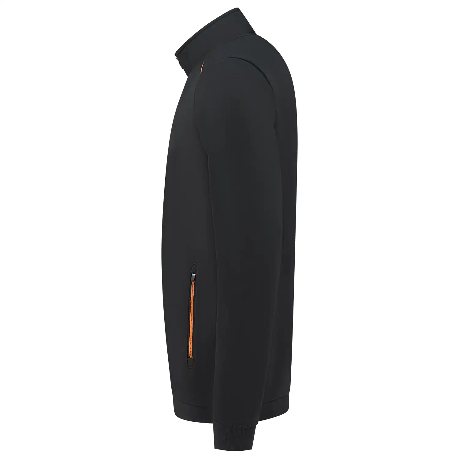 Sweatjacke "302702" Accent in black/orange, XS - Thumbnail 4