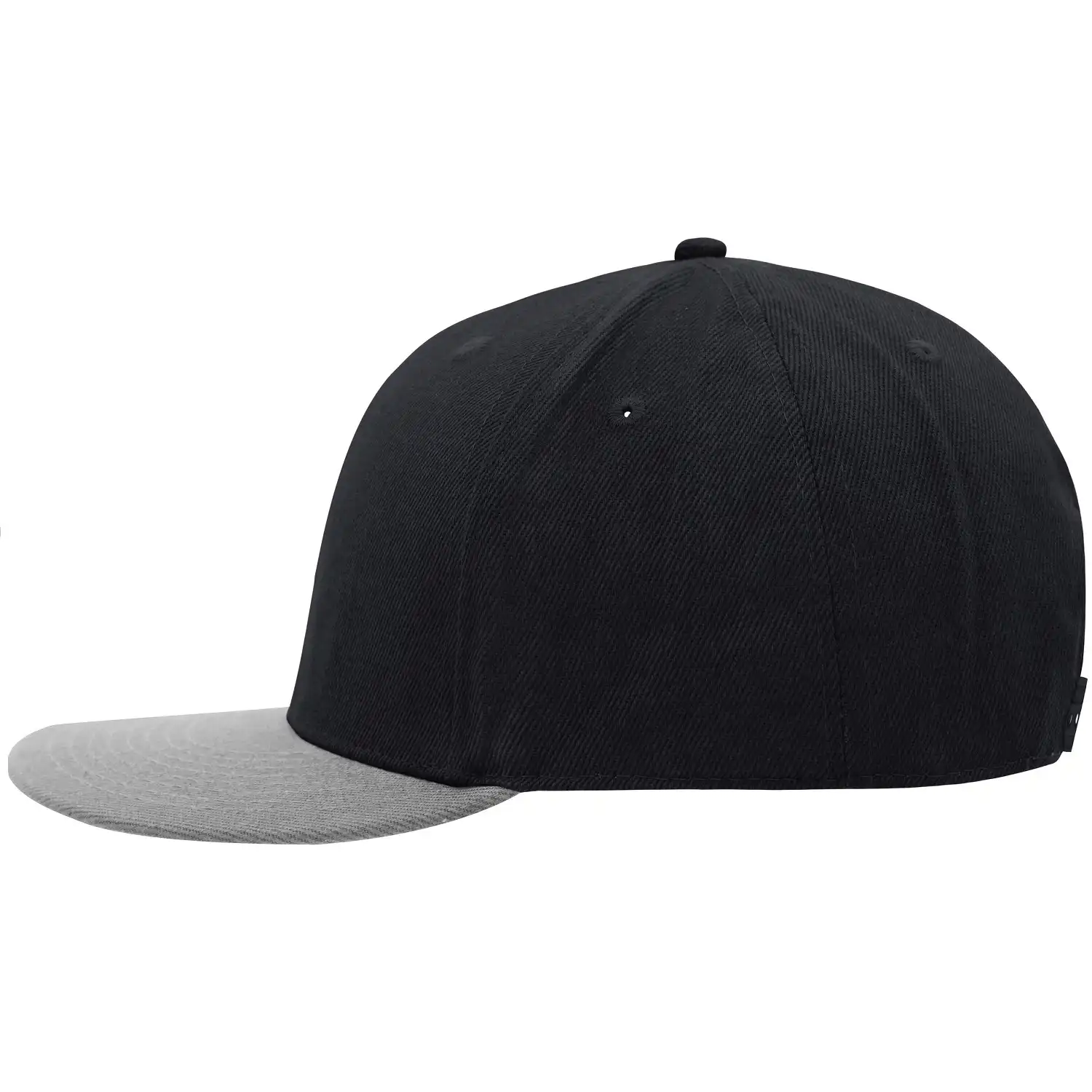 Basecap Pro "MB6634" 6-Panel in schwarz/grau - Thumbnail 1