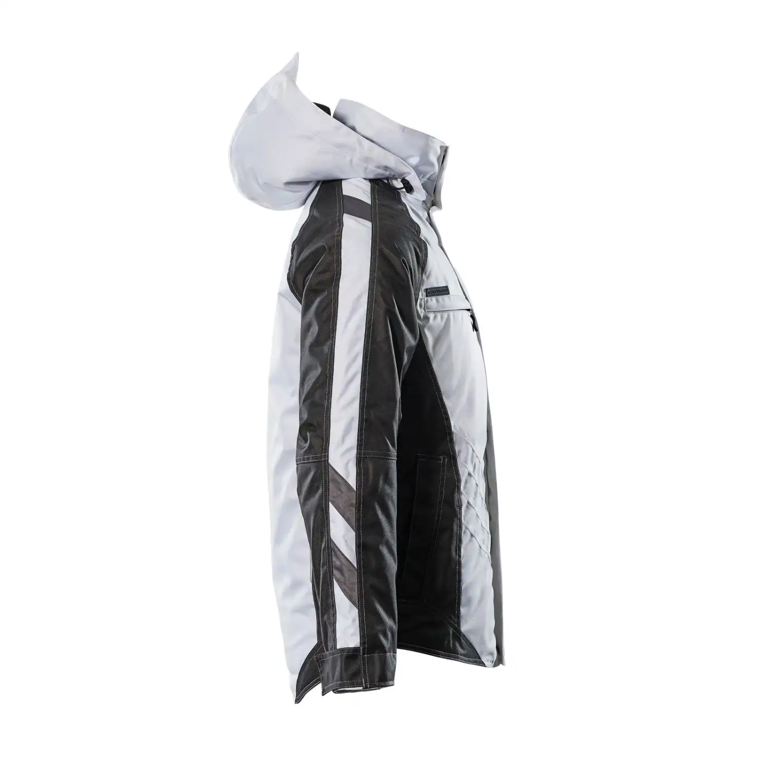 Pilotjacke "FRANKFURT" Unique mehrfarbig in weiß/anthrazit, XXL - Thumbnail 4