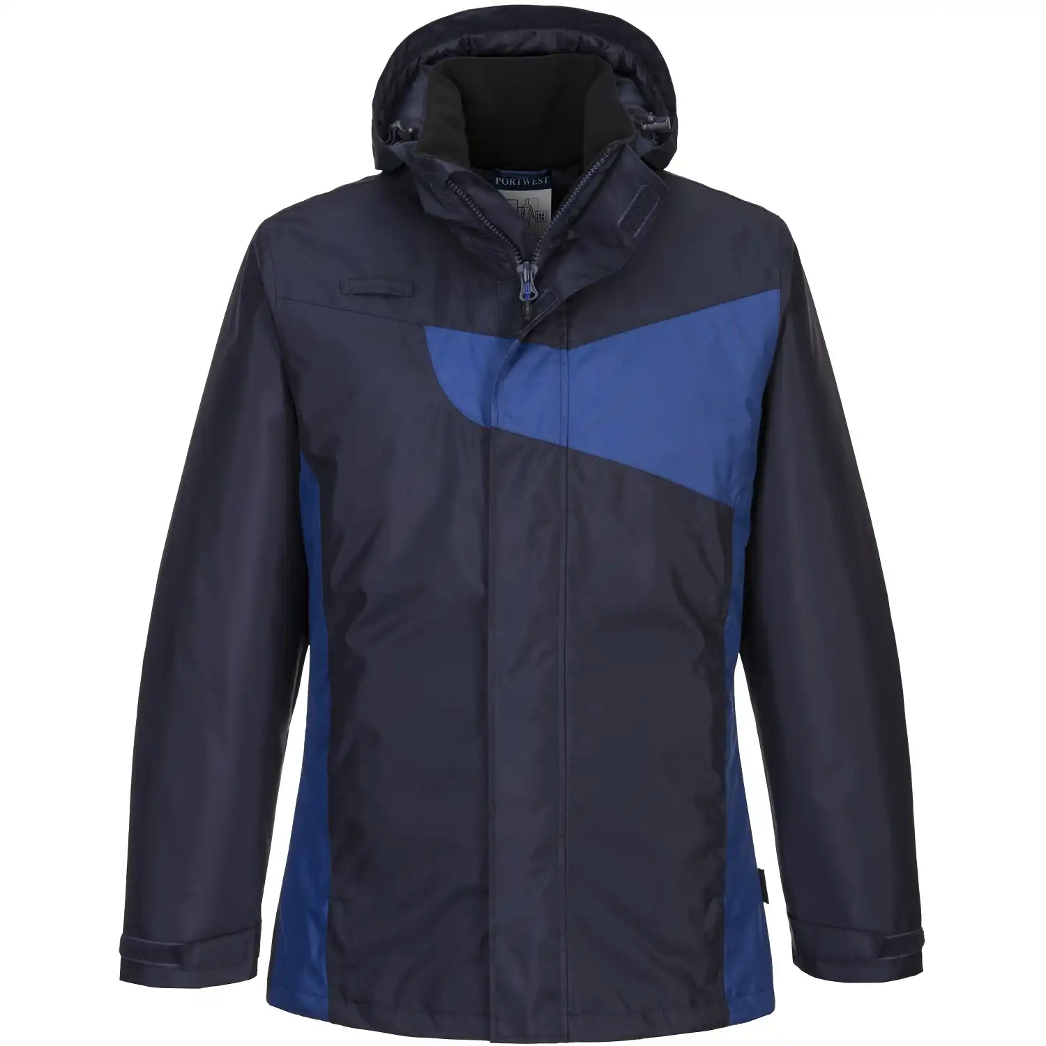Winterjacke "PW260" PW2 in marine/royal, L - Thumbnail 1