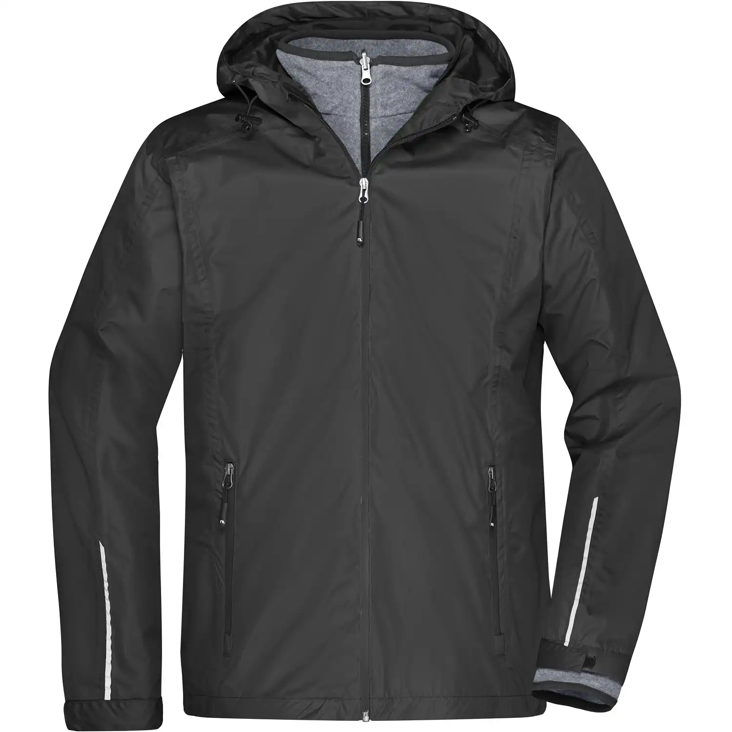 3-in-1 Herren Jacke in black/black, L - Thumbnail 1