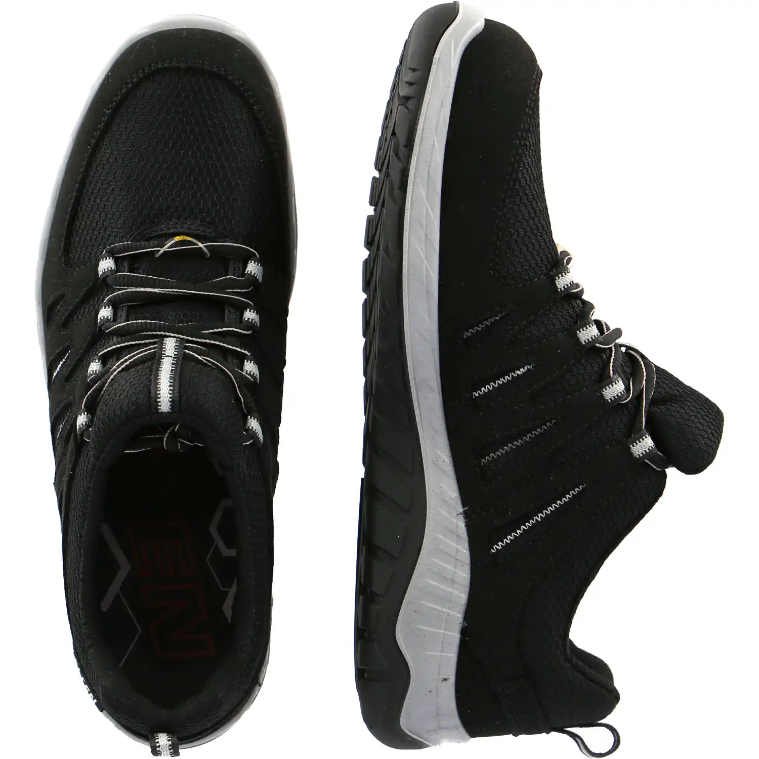 Sicherheitshalbschuhe S3 "MADDOX BLACK-GREY LOW" WELLMAXX in 43 - Thumbnail 2