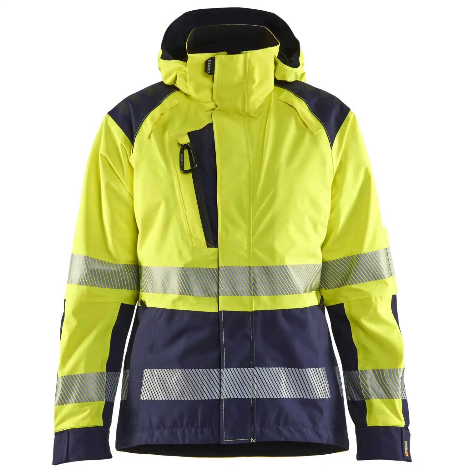 Damen Warnschutz Regenjacke Kl. 2 "4436" in gelb/marine, 3XL - Thumbnail 1