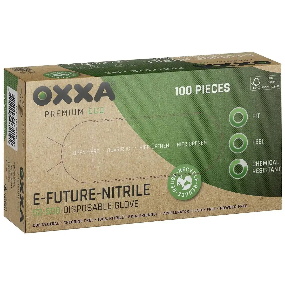 Nitril Einweghandschuhe E-Future-Nitrile 52-500 | 100 Stk. in 10 (XL) - Thumbnail 1