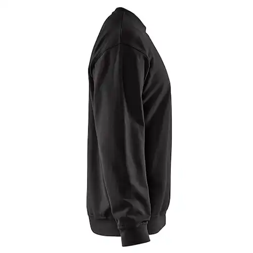 Pullover "3340" Rundhals in schwarz, XL - Thumbnail 4