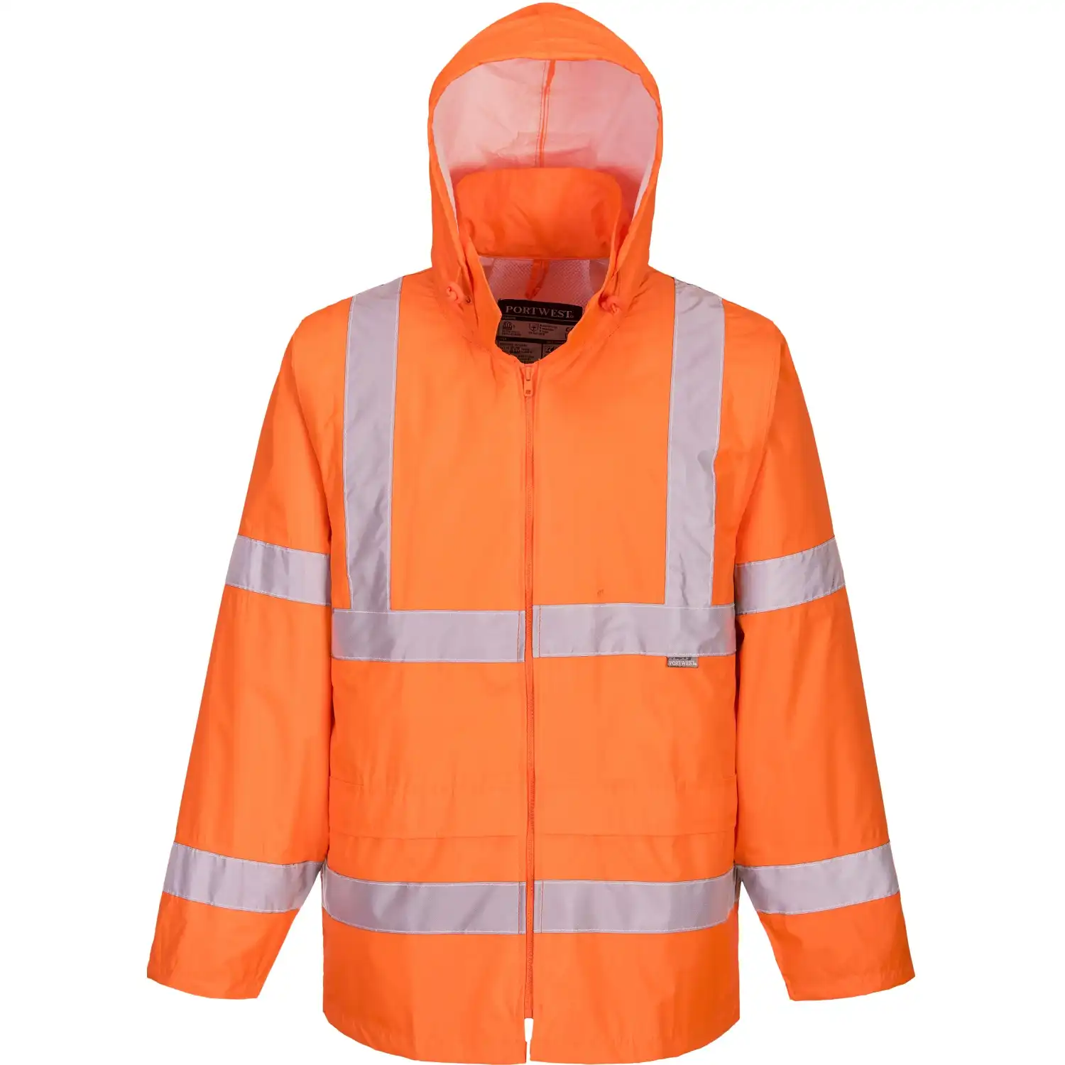 Warnschutz PVC-Regenjacke "H440" in Orange, L - Bild 1