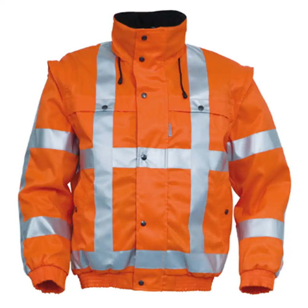 Warnschutz Pilotenjacke 3in1 "5126" High Visibility orange in L - Thumbnail 1