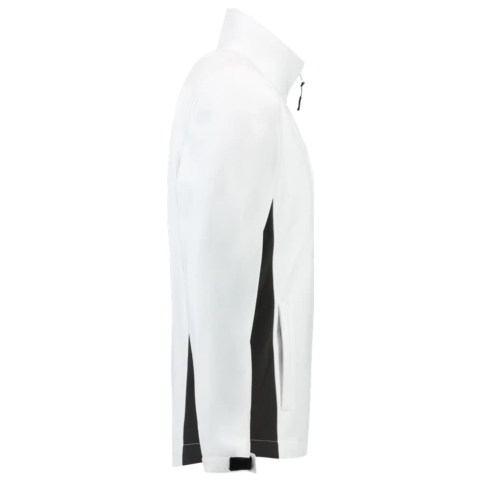 Softshelljacke Bicolor "402002" Workwear in XS, white/dark grey - Thumbnail 4