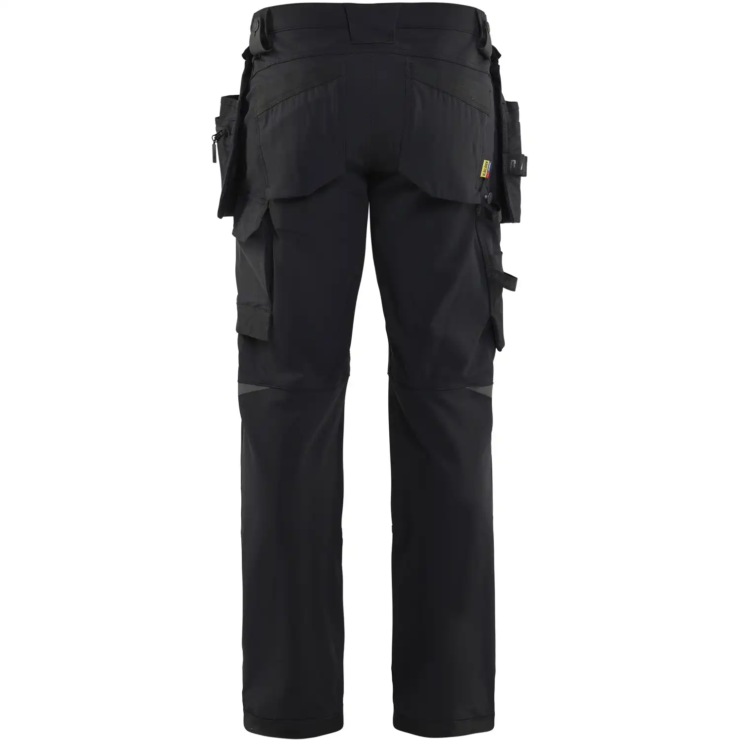 Stretch Handwerkerhose "1720" schwarz in schwarz, C146 - Thumbnail 2