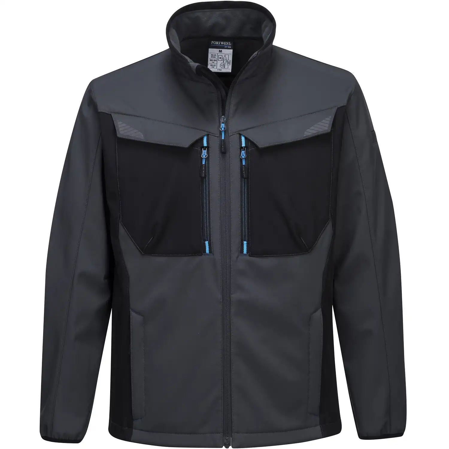 Softshelljacke "T750" WX3 in metal grey, S - Thumbnail 1