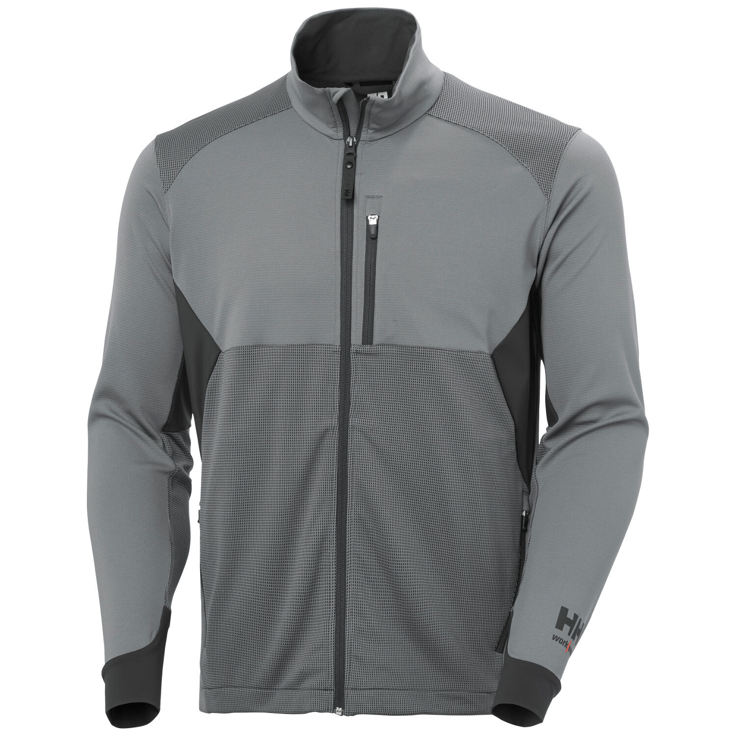 Fleecejacke "TECH ACTIVE" in grau, L - Thumbnail 1