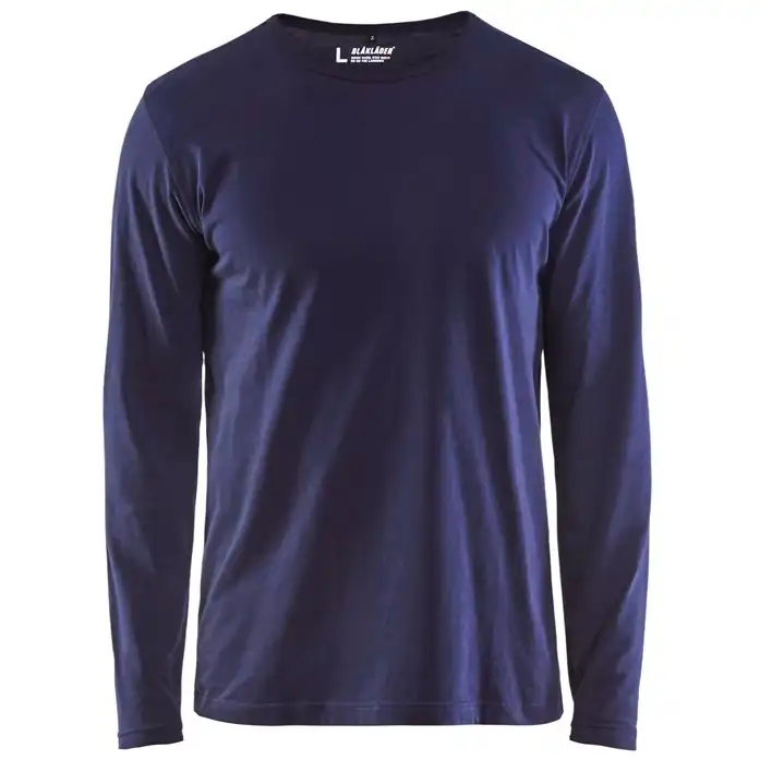 Langarmshirt "3500" in marine, 3XL - Thumbnail 1