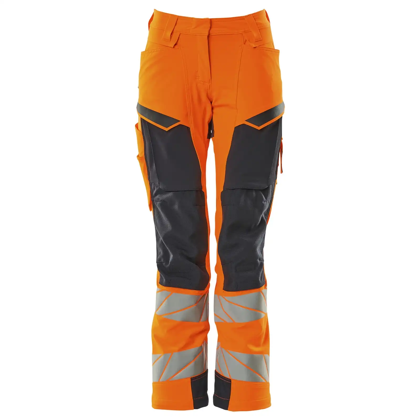 Dame Warn Stretchbundhose K2 ACCELERATESAFE  in orange/schwarzblau, 76C46 (EU 23) - Thumbnail 1