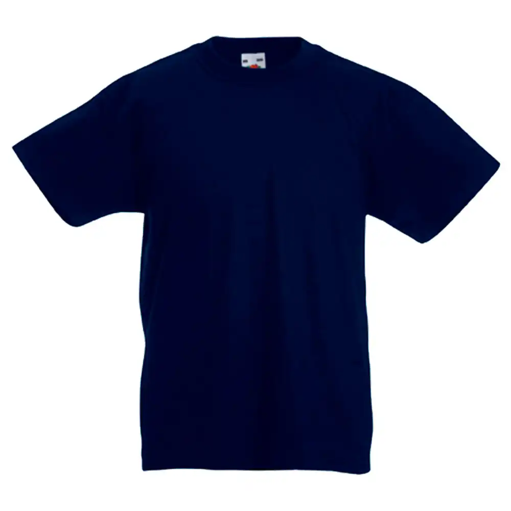Kinder T-Shirt "F140K" 100% Baumwolle Valueweight in deep navy, 128 - Bild 1