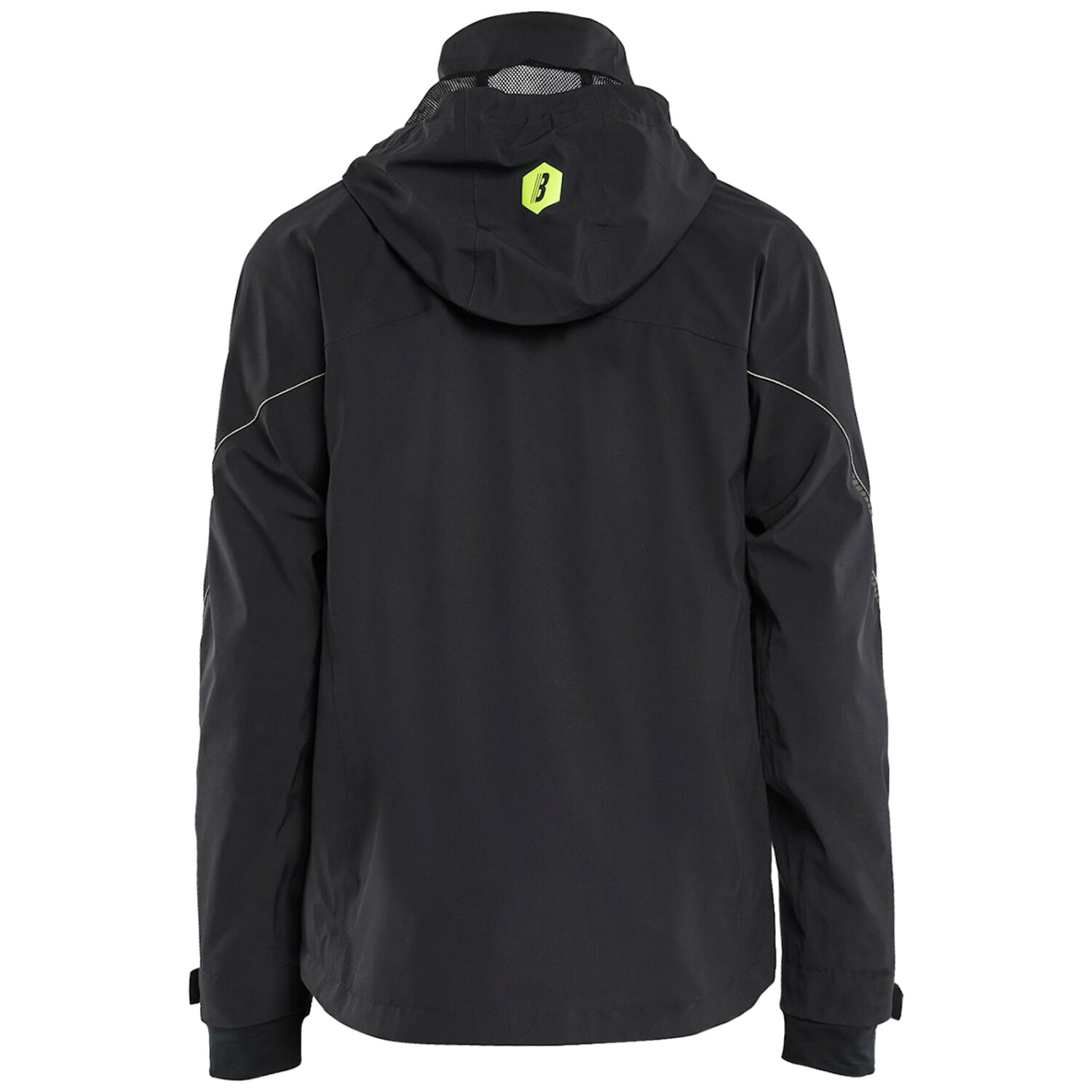 Softshelljacke "4483" in schwarz/gelb, 3XL - Thumbnail 2