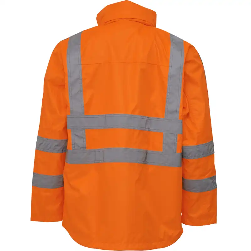 Warnschutz Regenjacke "086005R" Visible Xtreme Kl. 3 in fluororange, L - Thumbnail 2