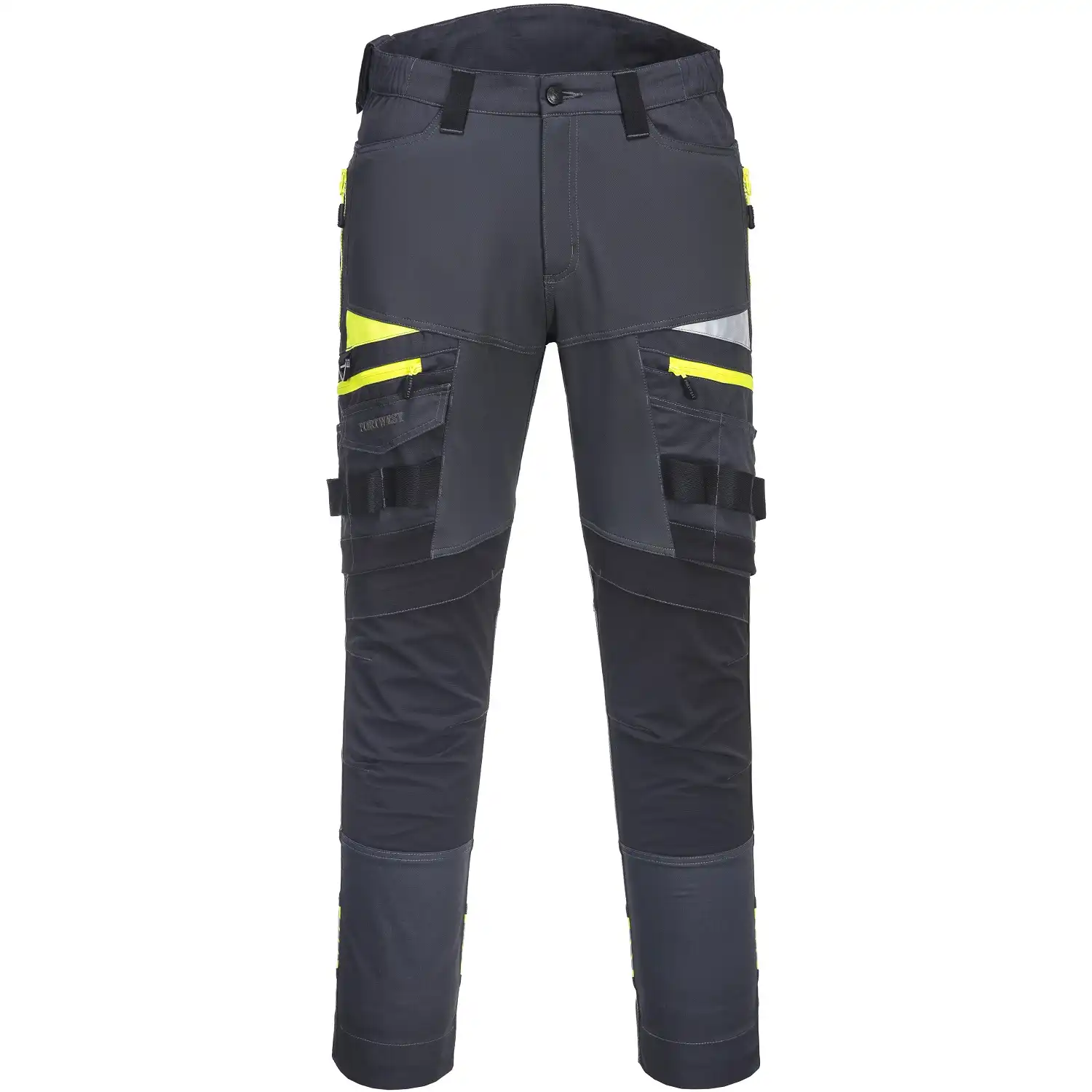 Stretch Bundhose "DX449" DX4 in metal grey, 33 - Thumbnail 1