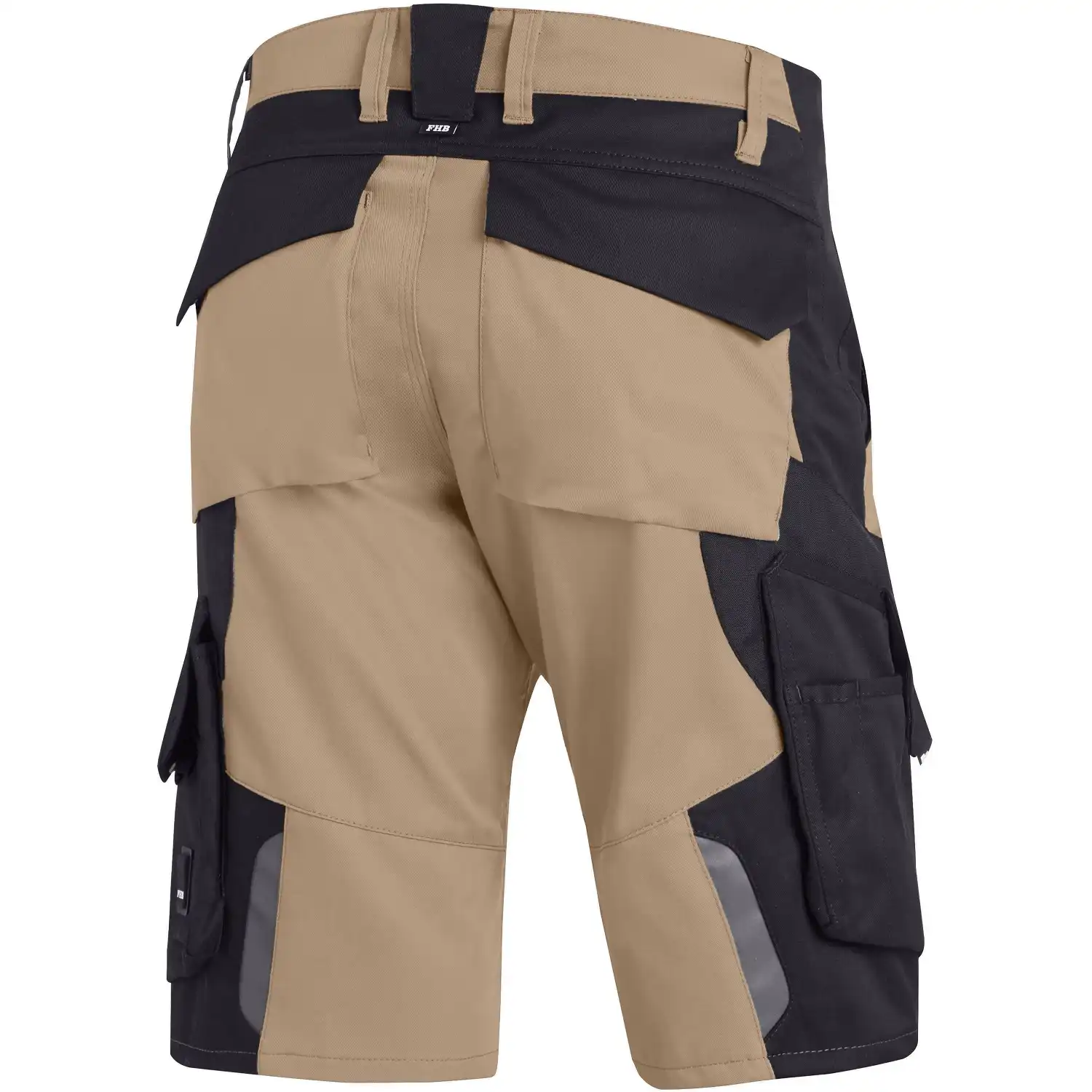 Arbeitsshorts "WULF" in beige/schwarz, 48 - Thumbnail 2