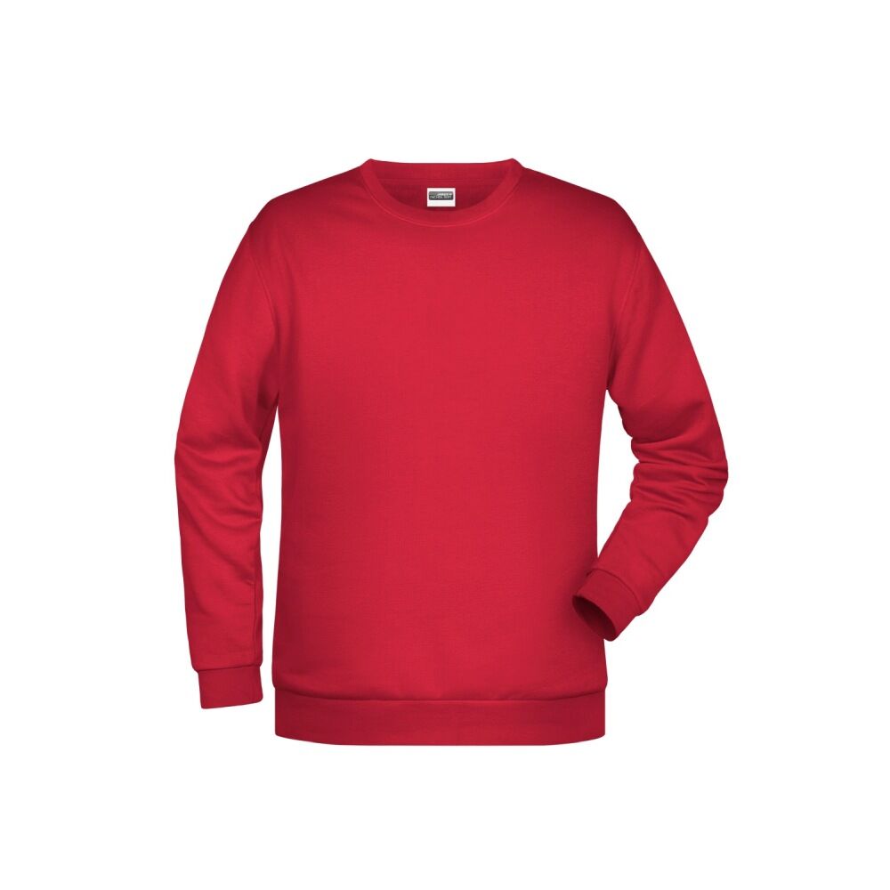 Herren Basic Sweatshirt "JN794" in red, 3XL - Thumbnail 1