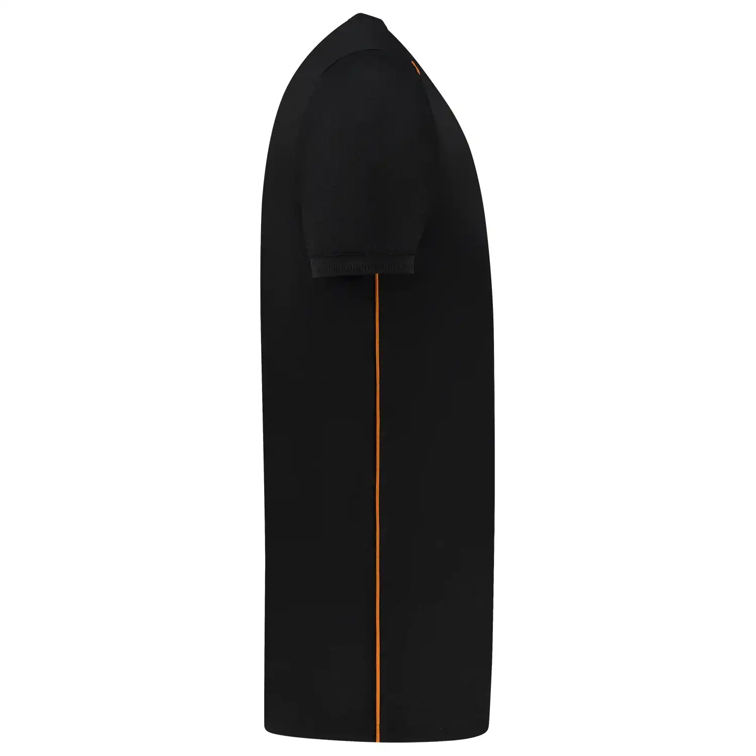T-Shirt "102703" Accent in black/orange, XXL - Thumbnail 4