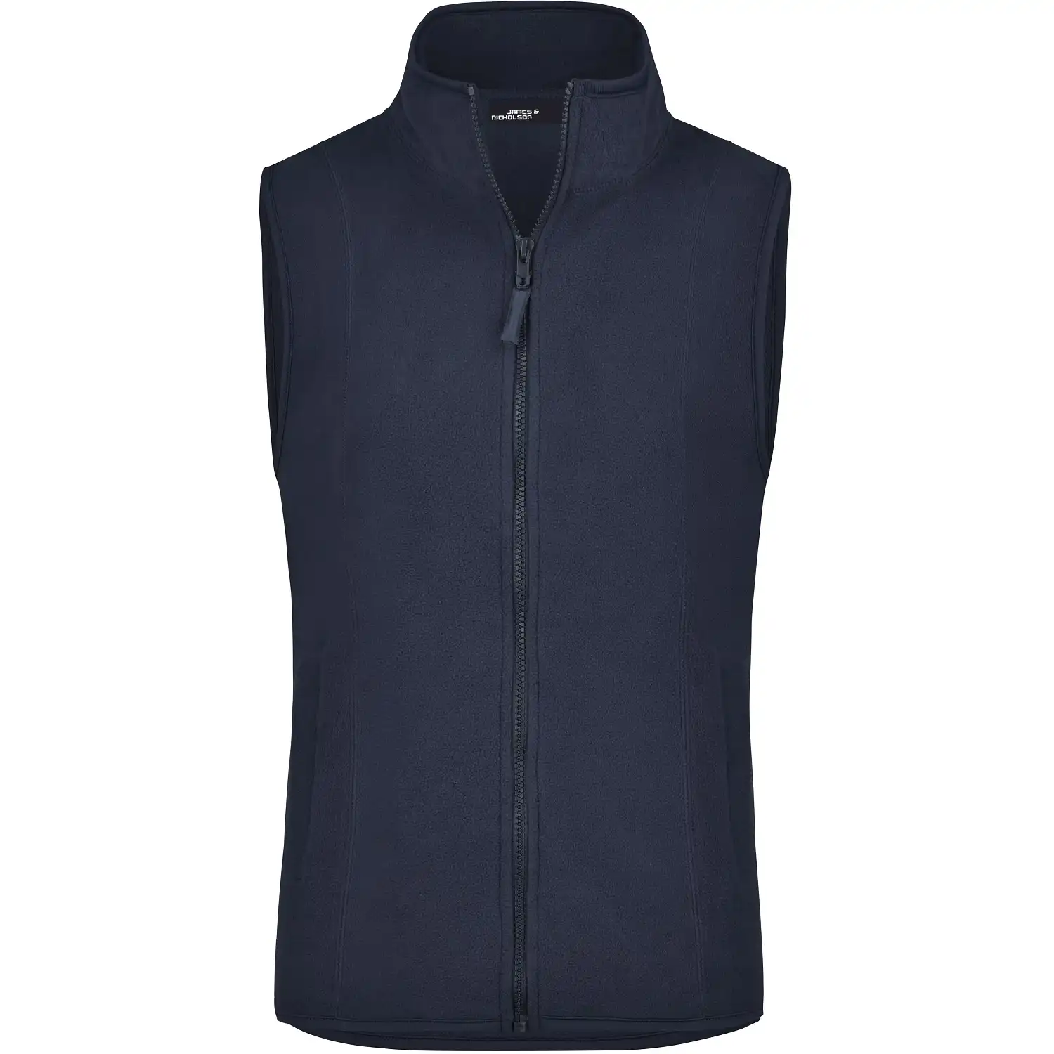 Damen Microfleece-Weste "JN048" in navy, L - Thumbnail 1