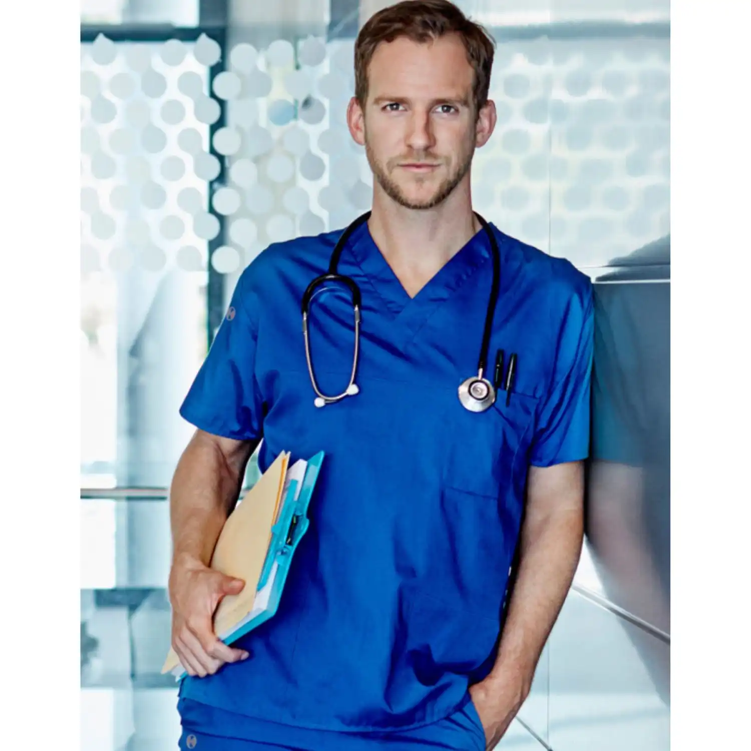 Herren Schlupfkasack Essential "KS 65" in königsblau, XXL - Thumbnail 7