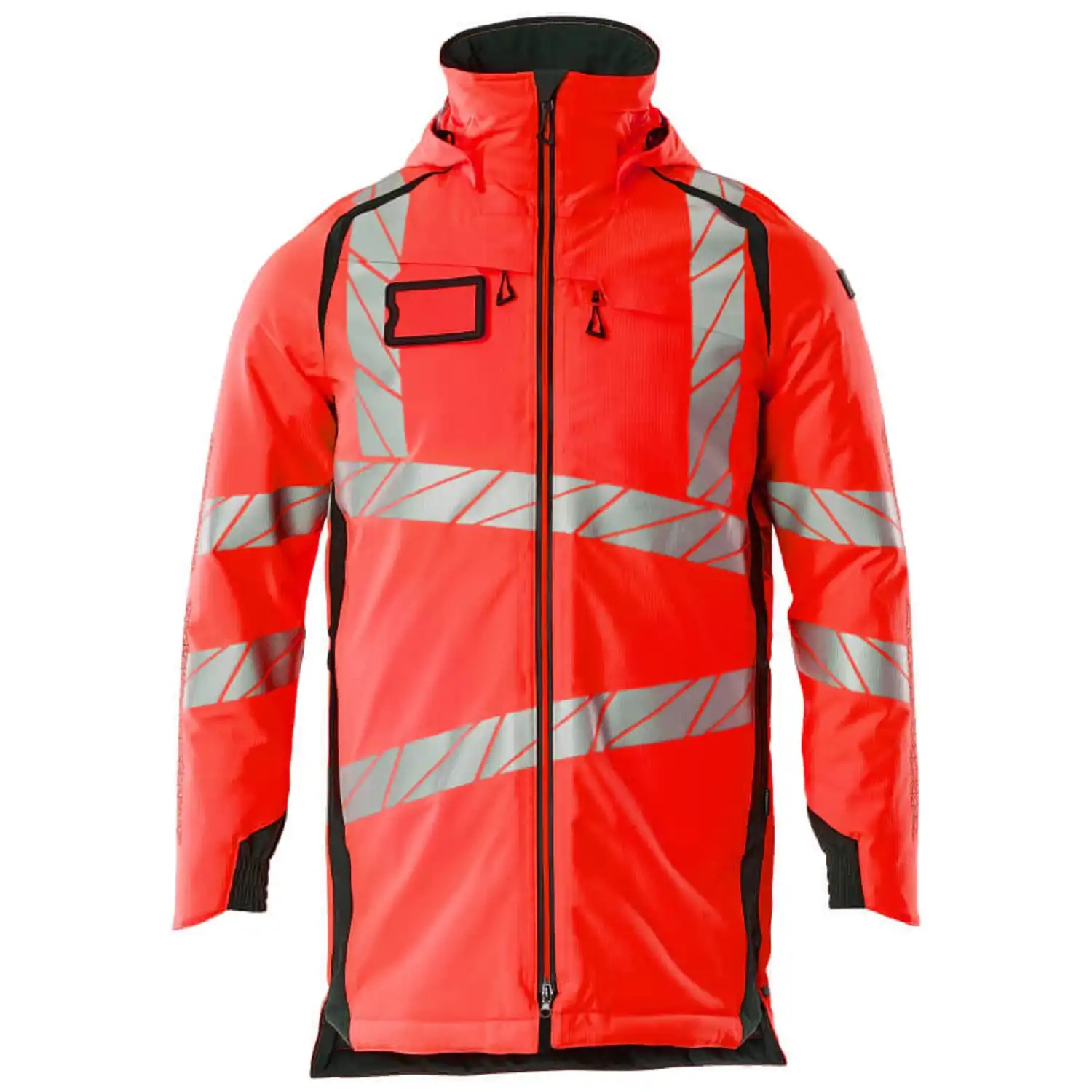 Warnschutz Winter-Parka "ACCELERATE SAFE" in rot/schwarzblau, XS - Thumbnail 1