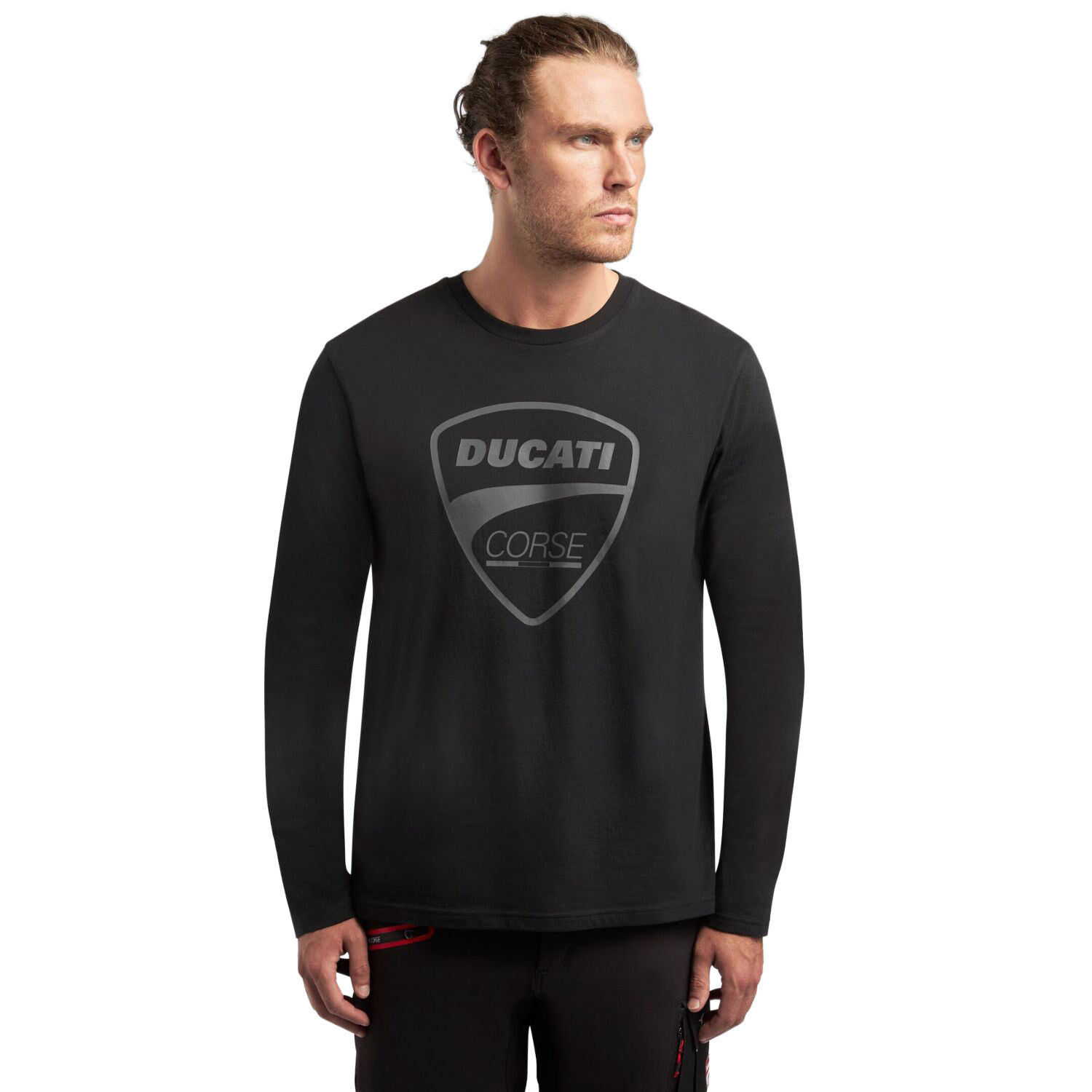 Langarmshirt "MOTOR ML DUCATI" in schwarz, L - Thumbnail 1