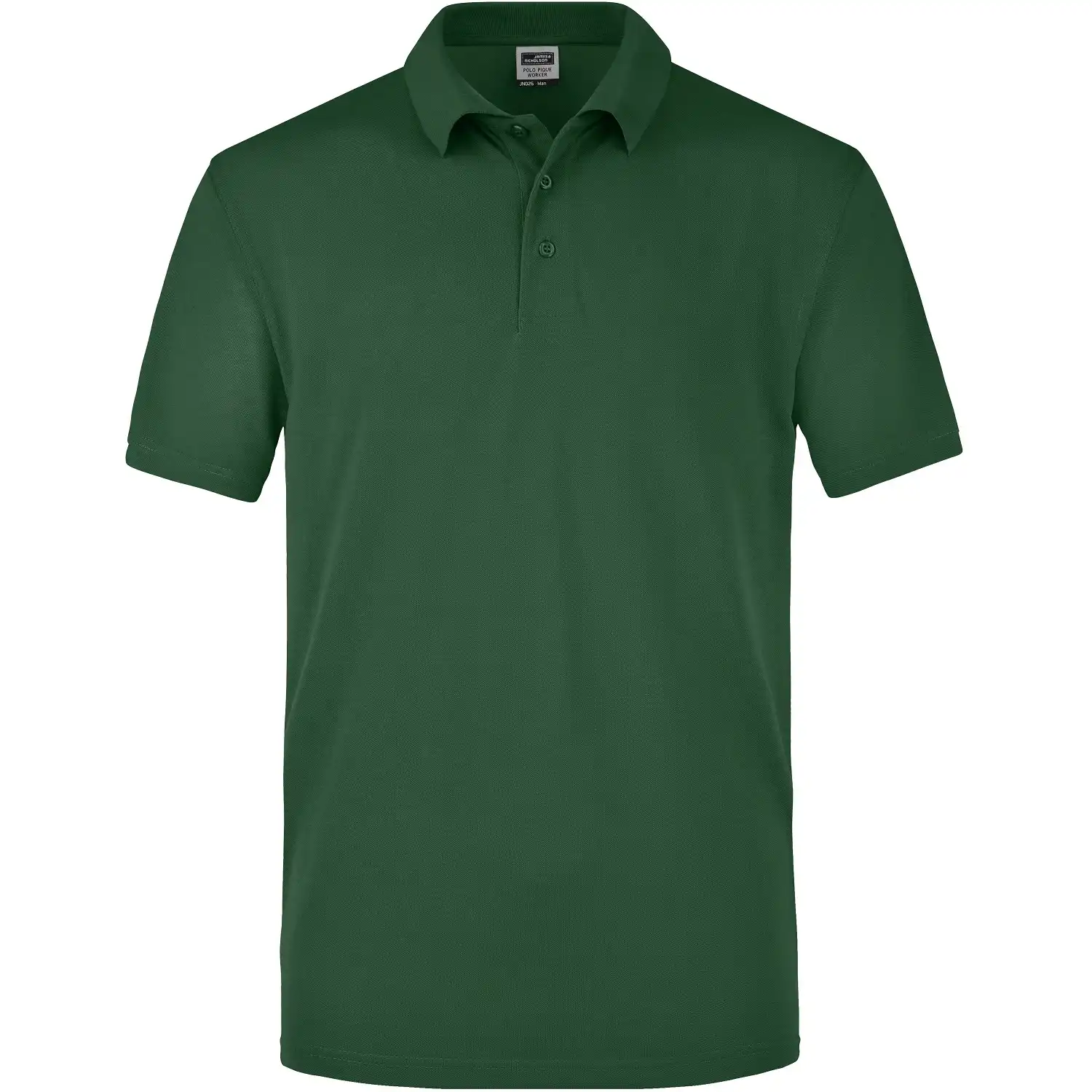 Worker Polo "JN025" in dark-green, 3XL - Bild 1