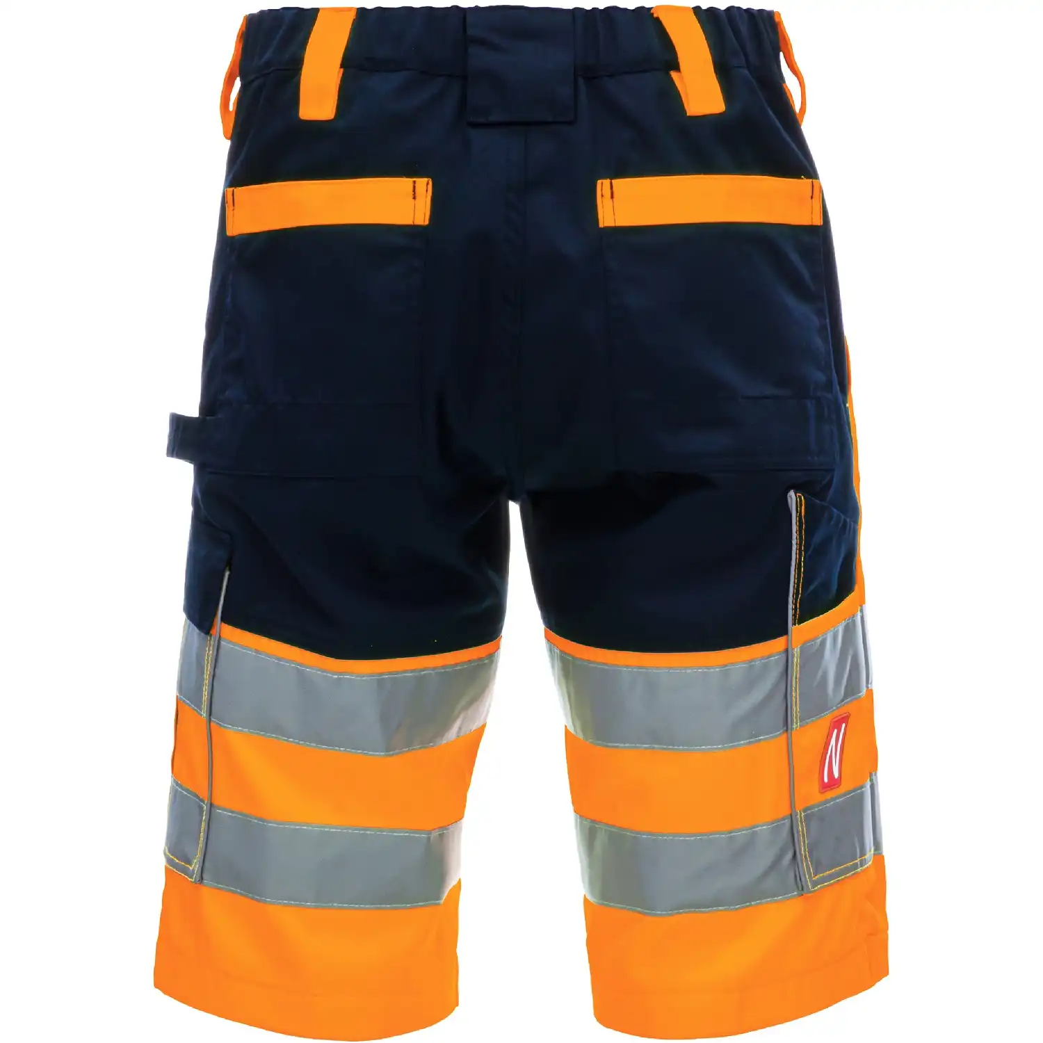 Warnschutz Shorts "MOTION TEX VIZ" in orange/marine, 48 - Thumbnail 2