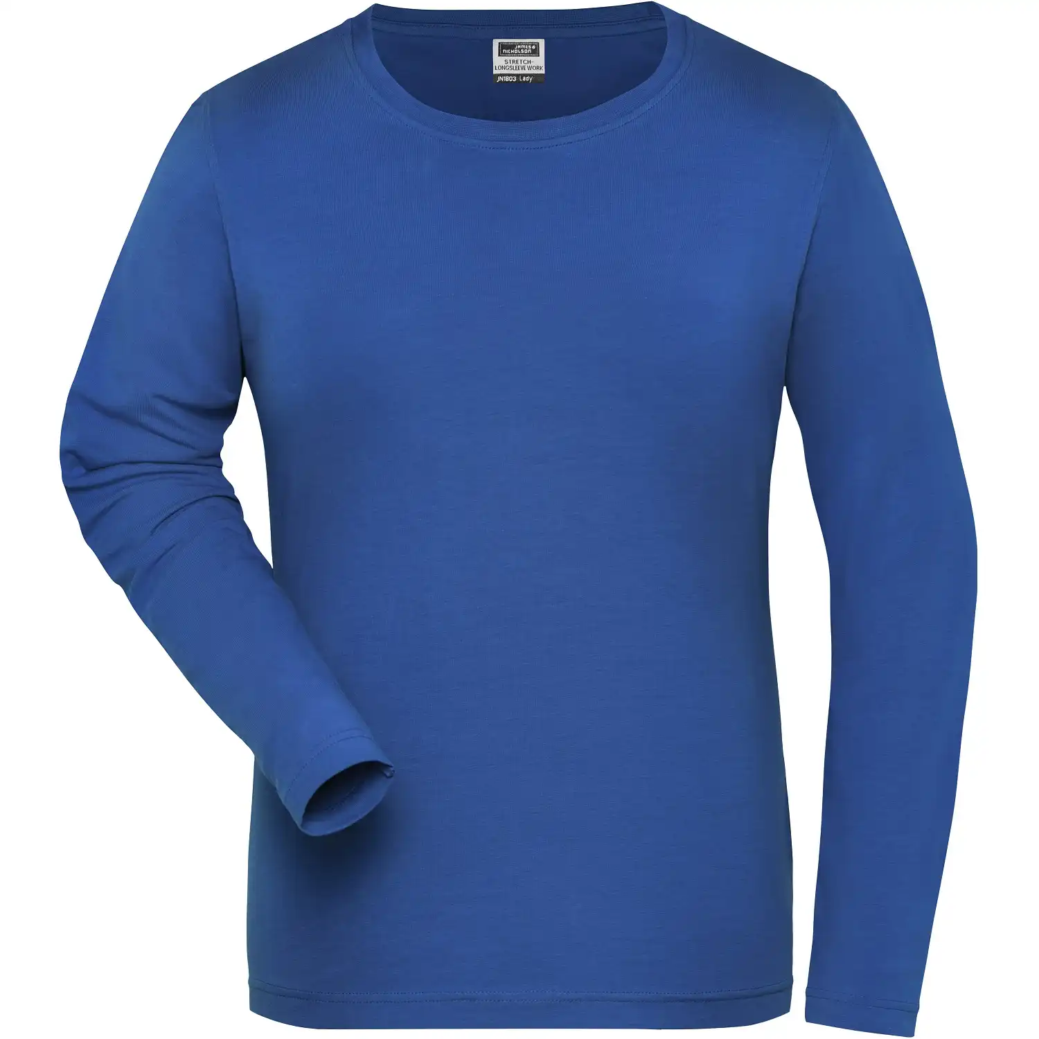 Damen Bio Stretch Langarmshirt "JN1803" UV-Schutz in royal, 3XL - Bild 1