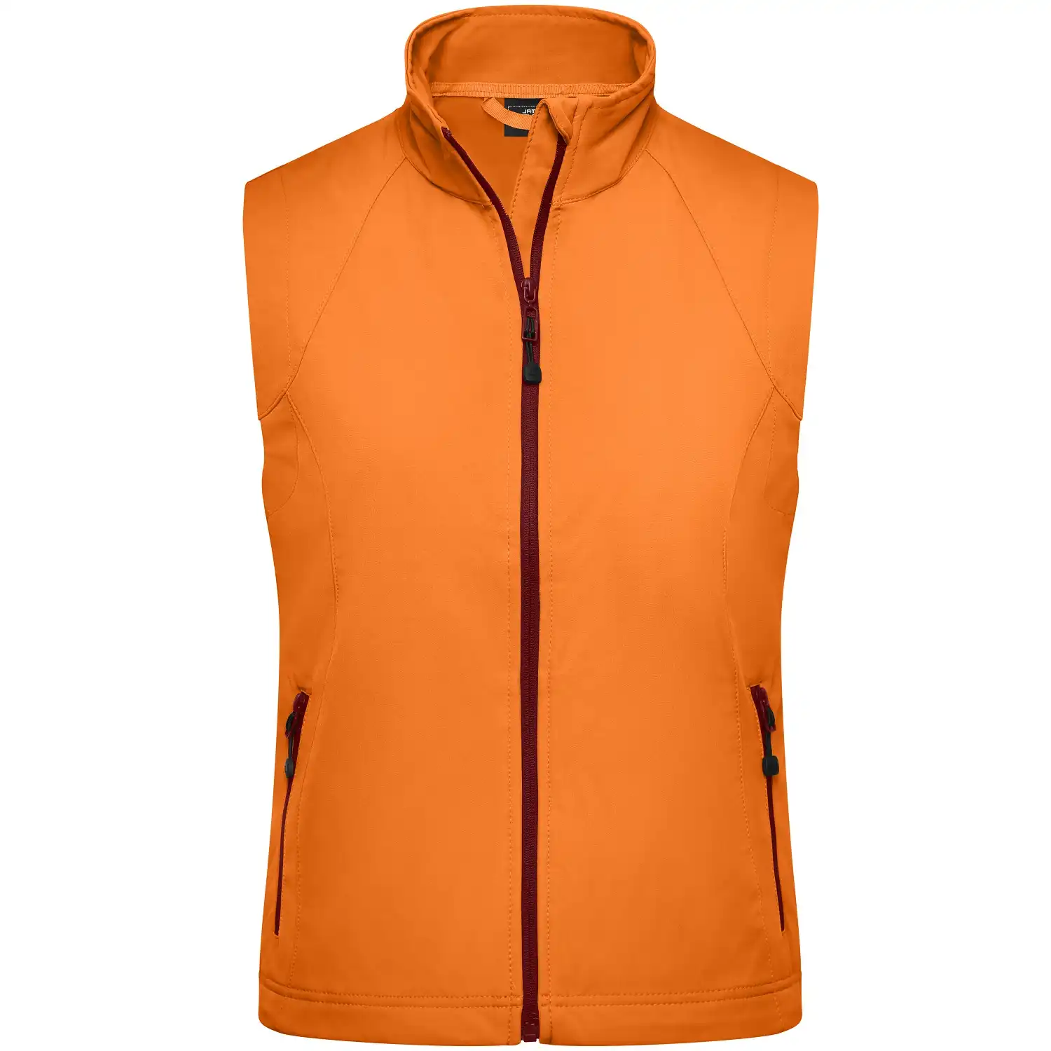 Damen Softshellweste "JN1023" in Orange, L - Bild 1