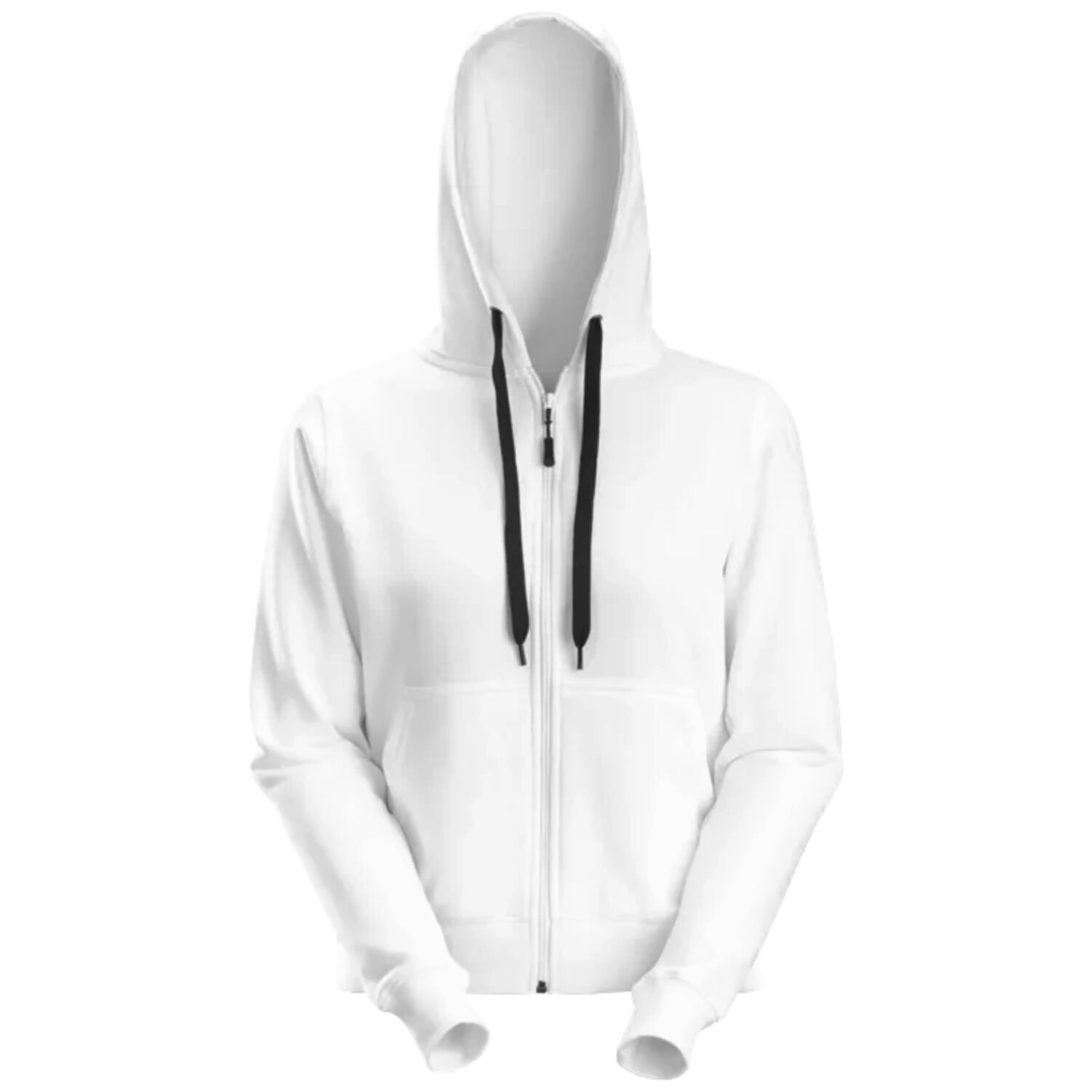 Damen Sweatjacke "2027" in L, Weiß - Thumbnail 1