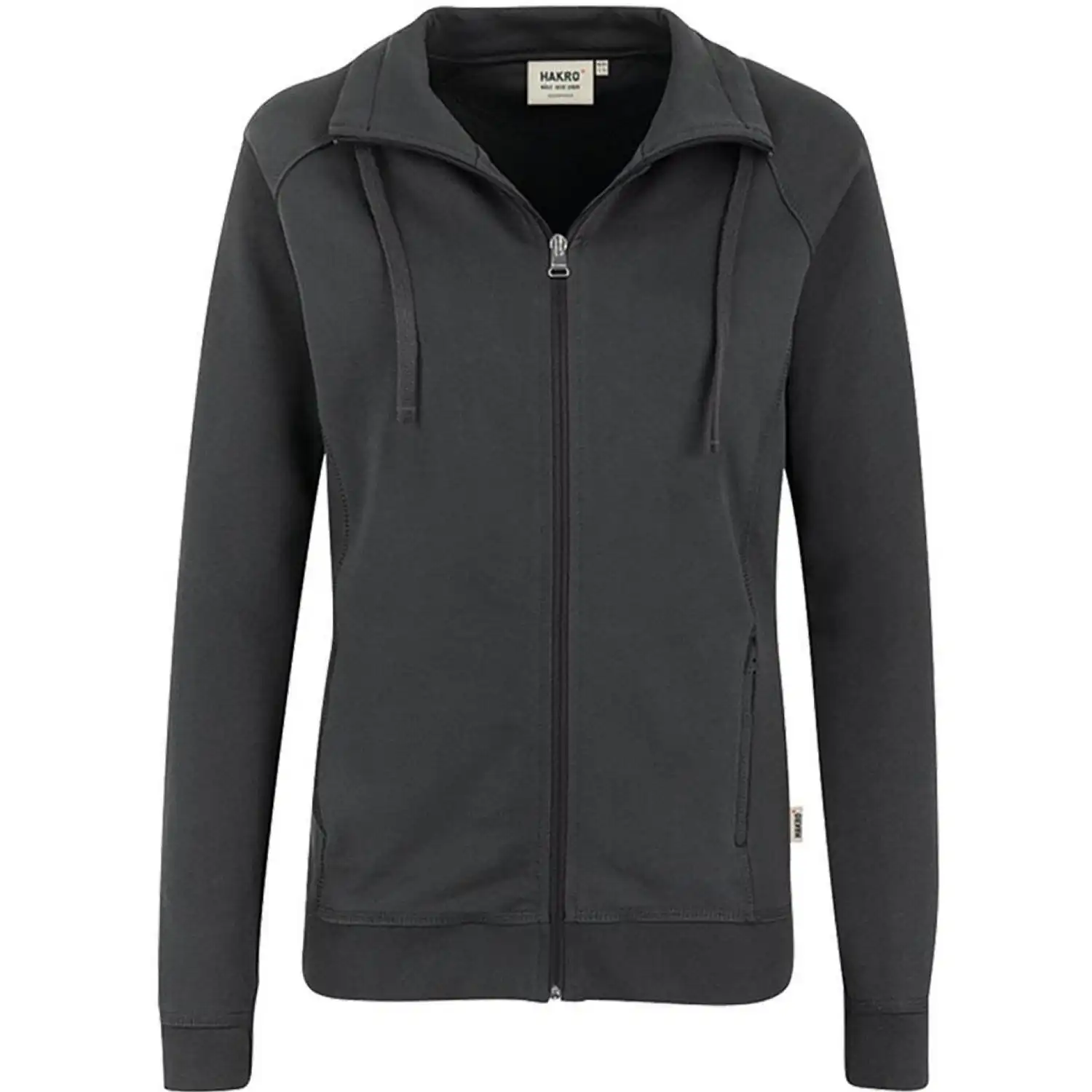Damen-Sweatjacke College 406 in anthrazit, L - Thumbnail 1