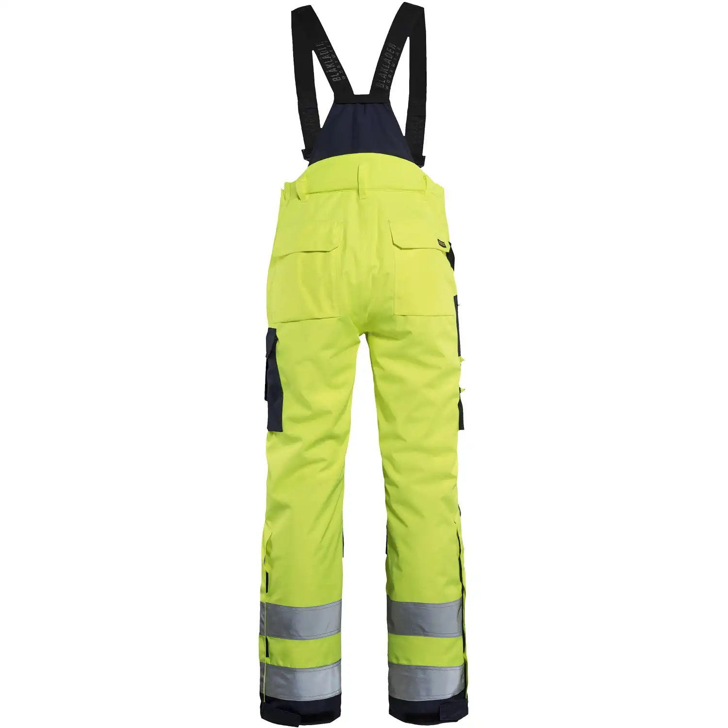 Damen Warnschutz-Winterhose "7885" in gelb/marine, C38 - Thumbnail 2