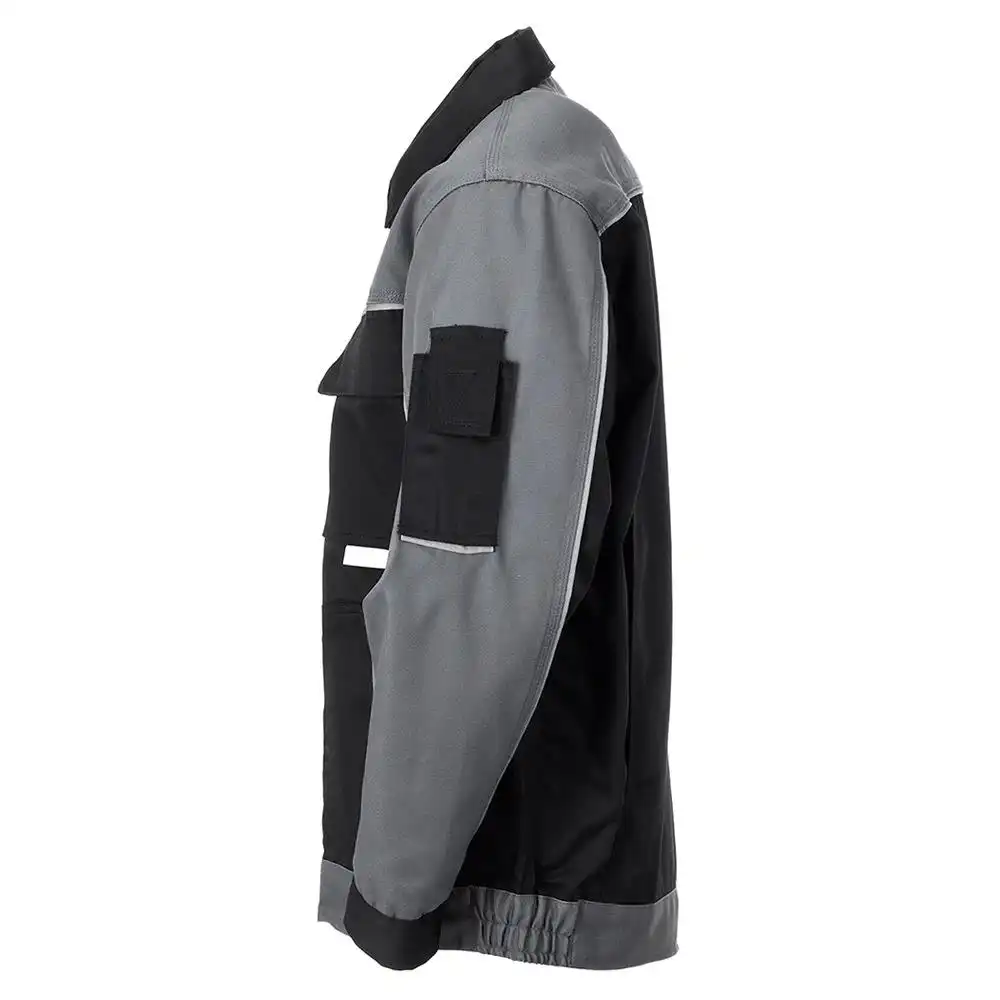 Bundjacke "HIGHLINE" 285g/m² Canvas-Besatz in schwarz/schiefer/zink, 54 - Thumbnail 3