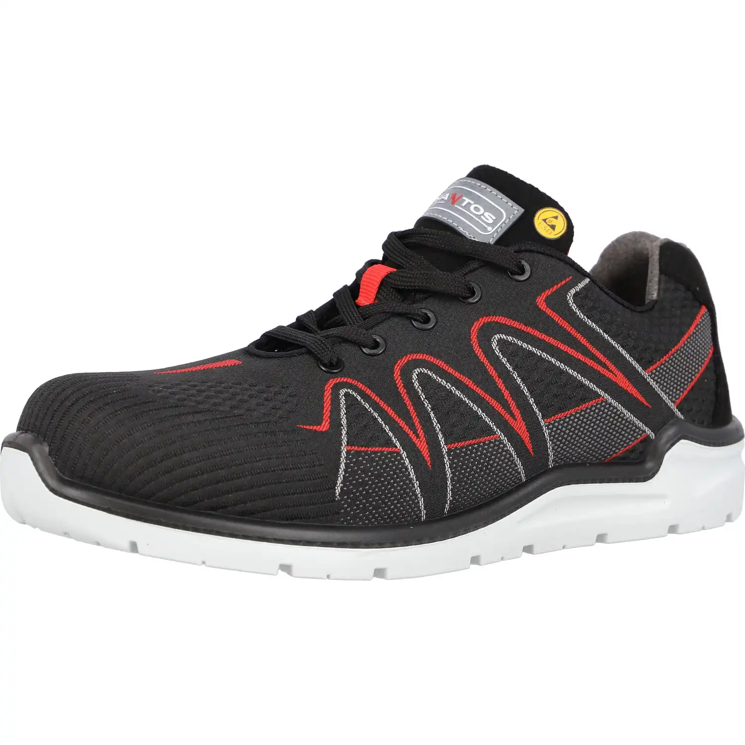 Sicherheitshalbschuhe S3 "S46 BLACK RED"  in 43 - Thumbnail 1